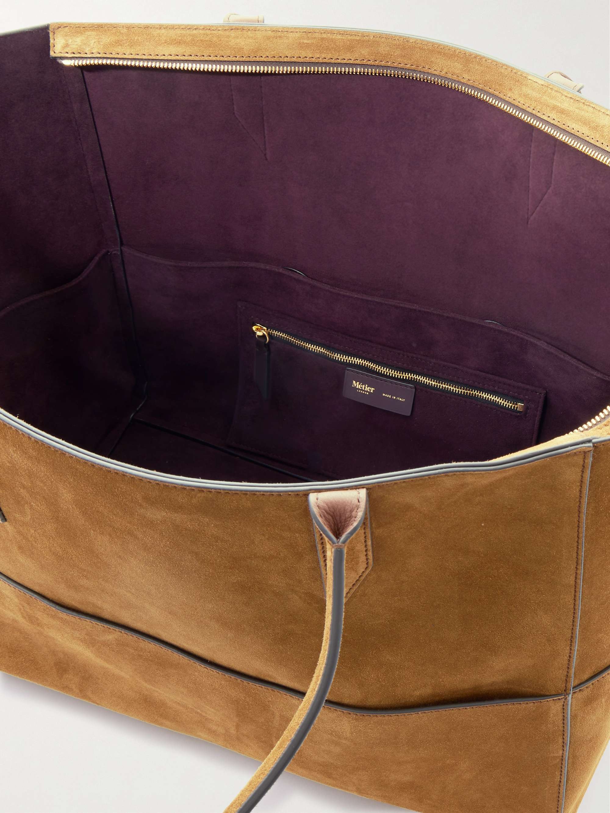 MÉTIER Incognito Cabas large leather tote