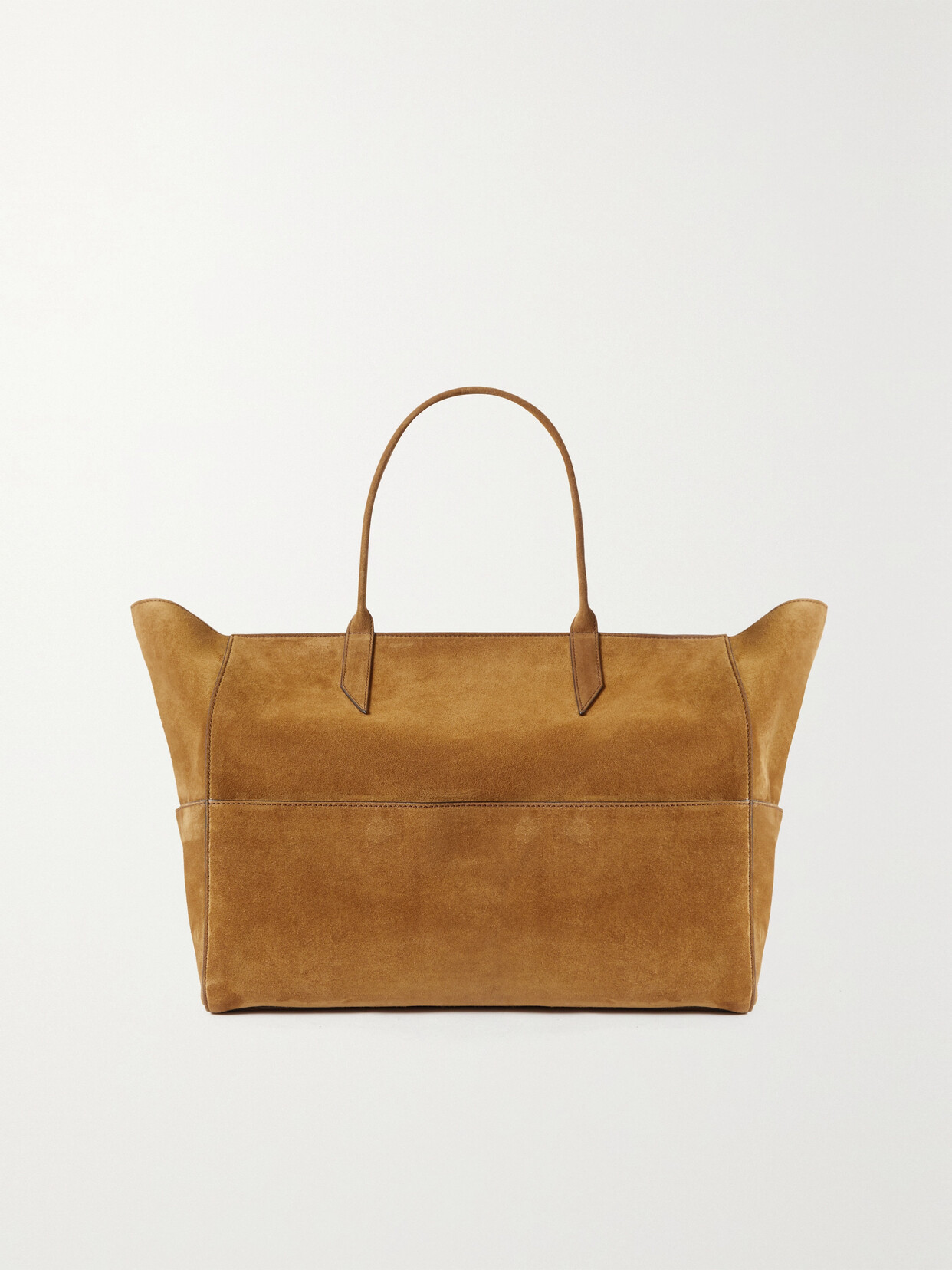 Metier Incognito Cabas Large Suede Tote In Brown