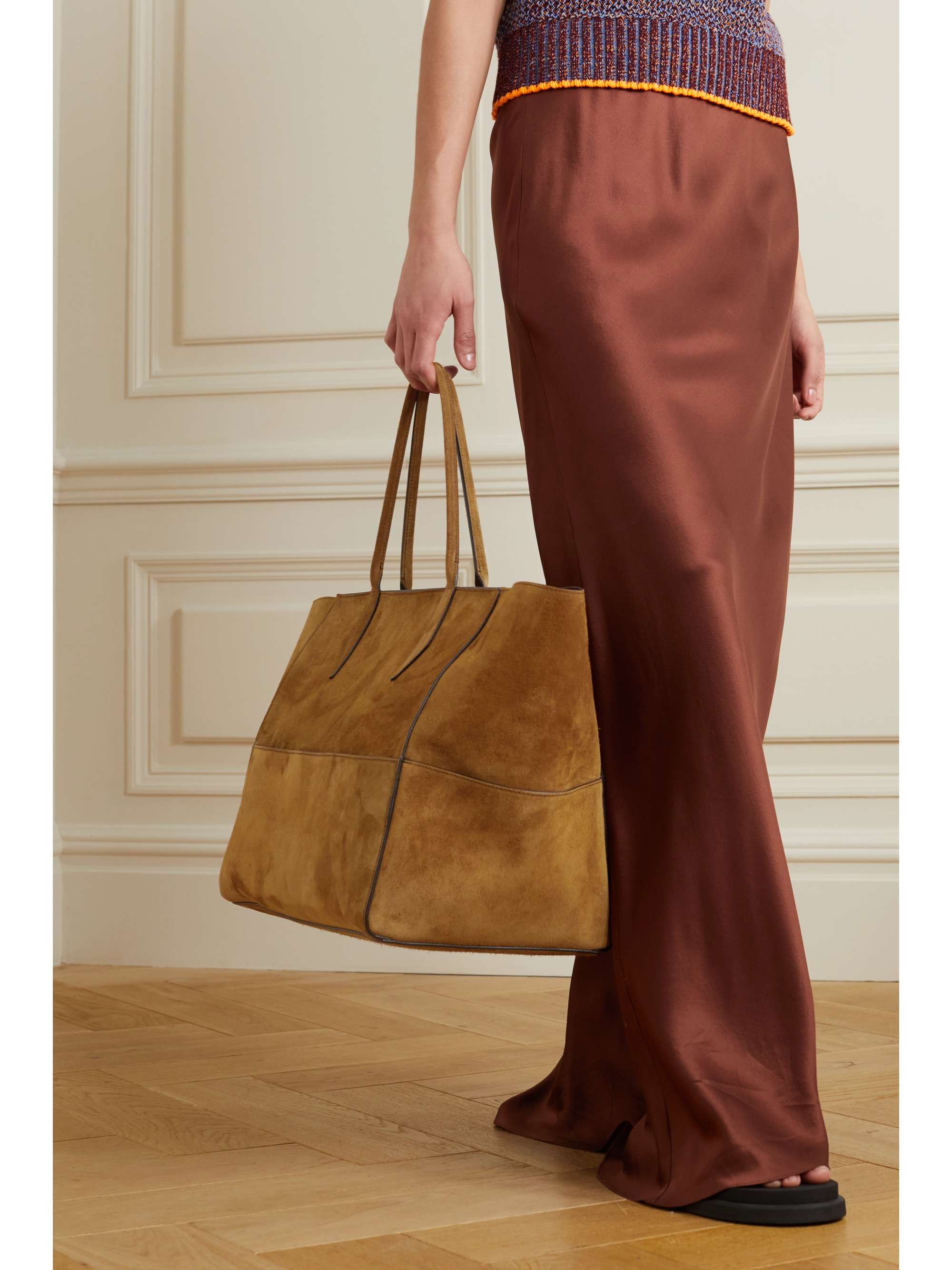 MÉTIER Incognito Cabas large leather tote