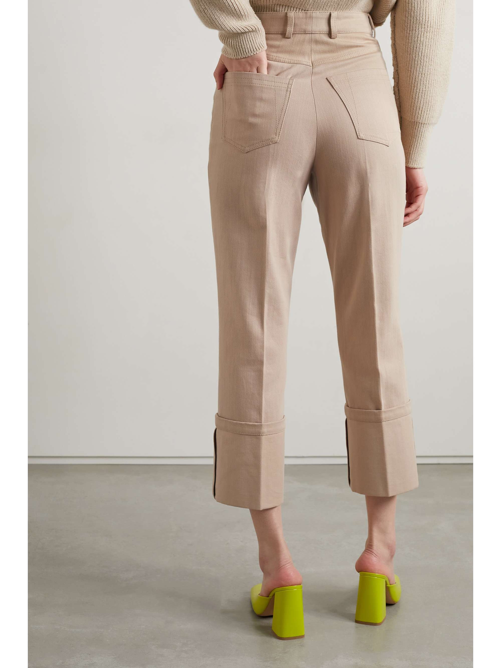 AKRIS Floyd cropped cotton-blend twill tapered pants