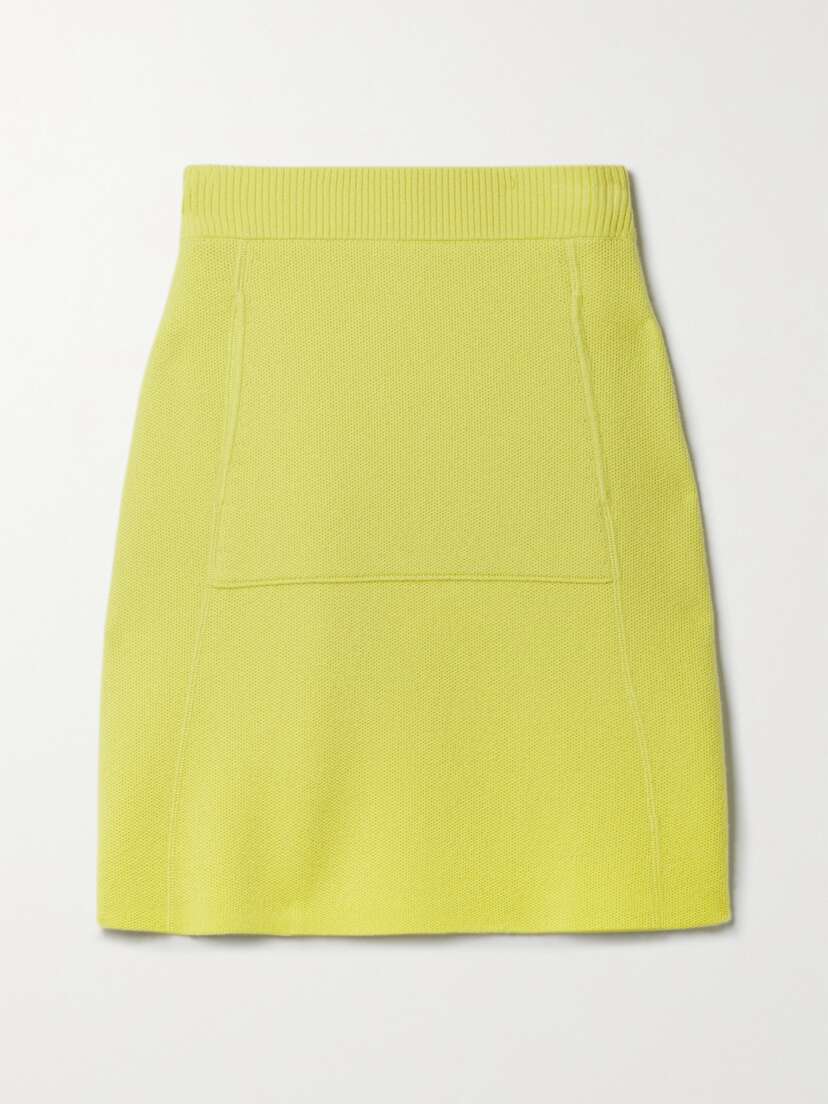 Akris Cashmere Mini Skirt