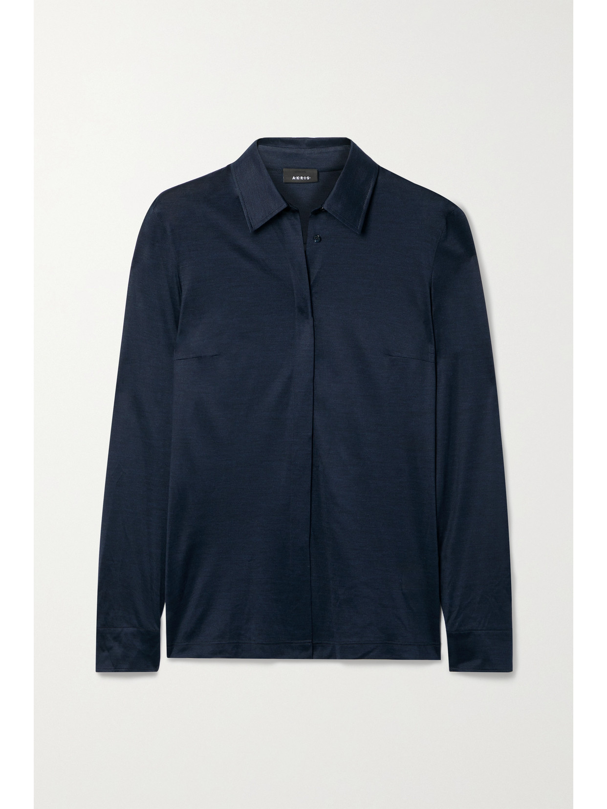 Akris Mulberry Silk-jersey Top