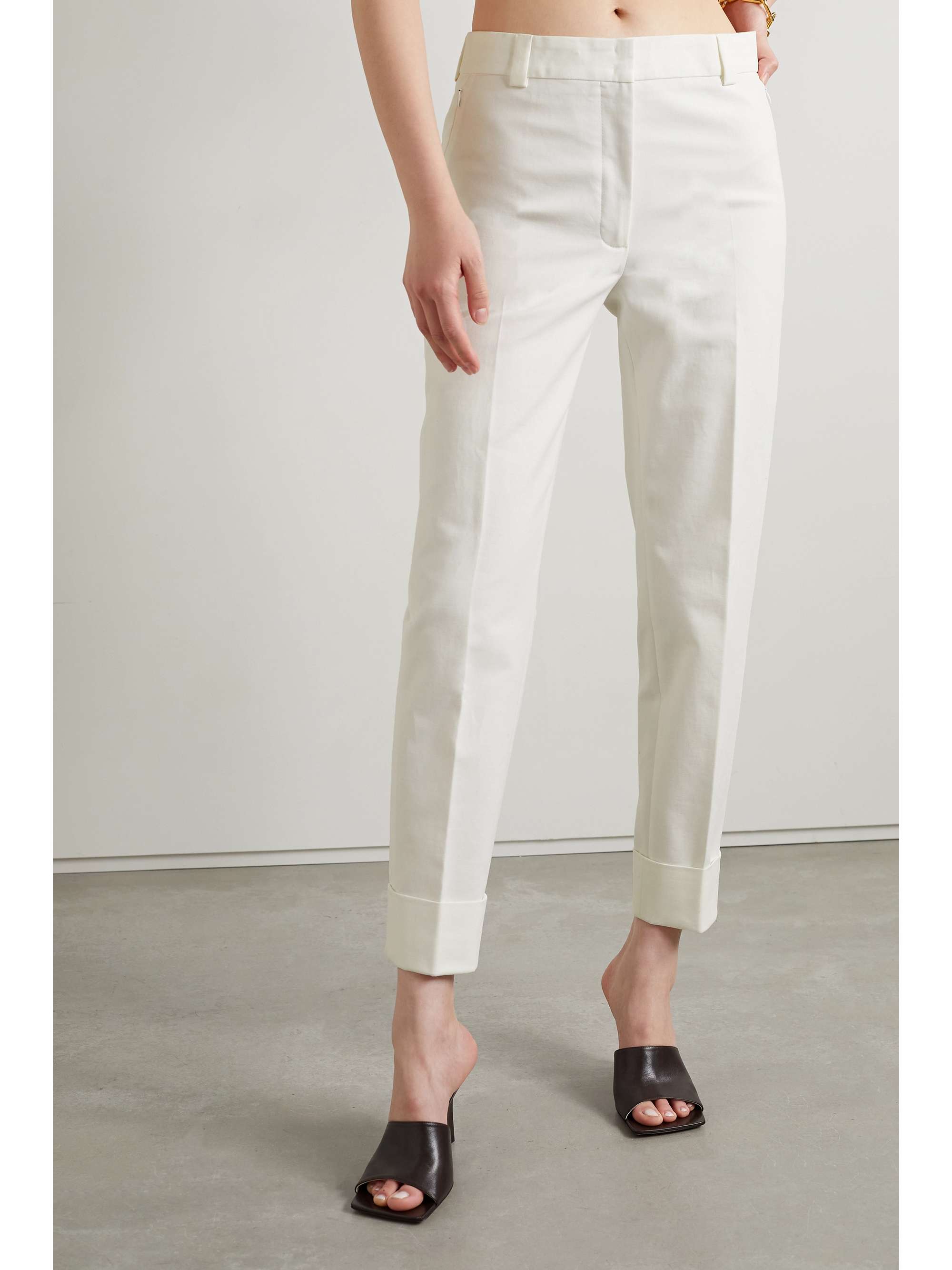 AKRIS Maxima stretch-cotton tapered pants | NET-A-PORTER GB