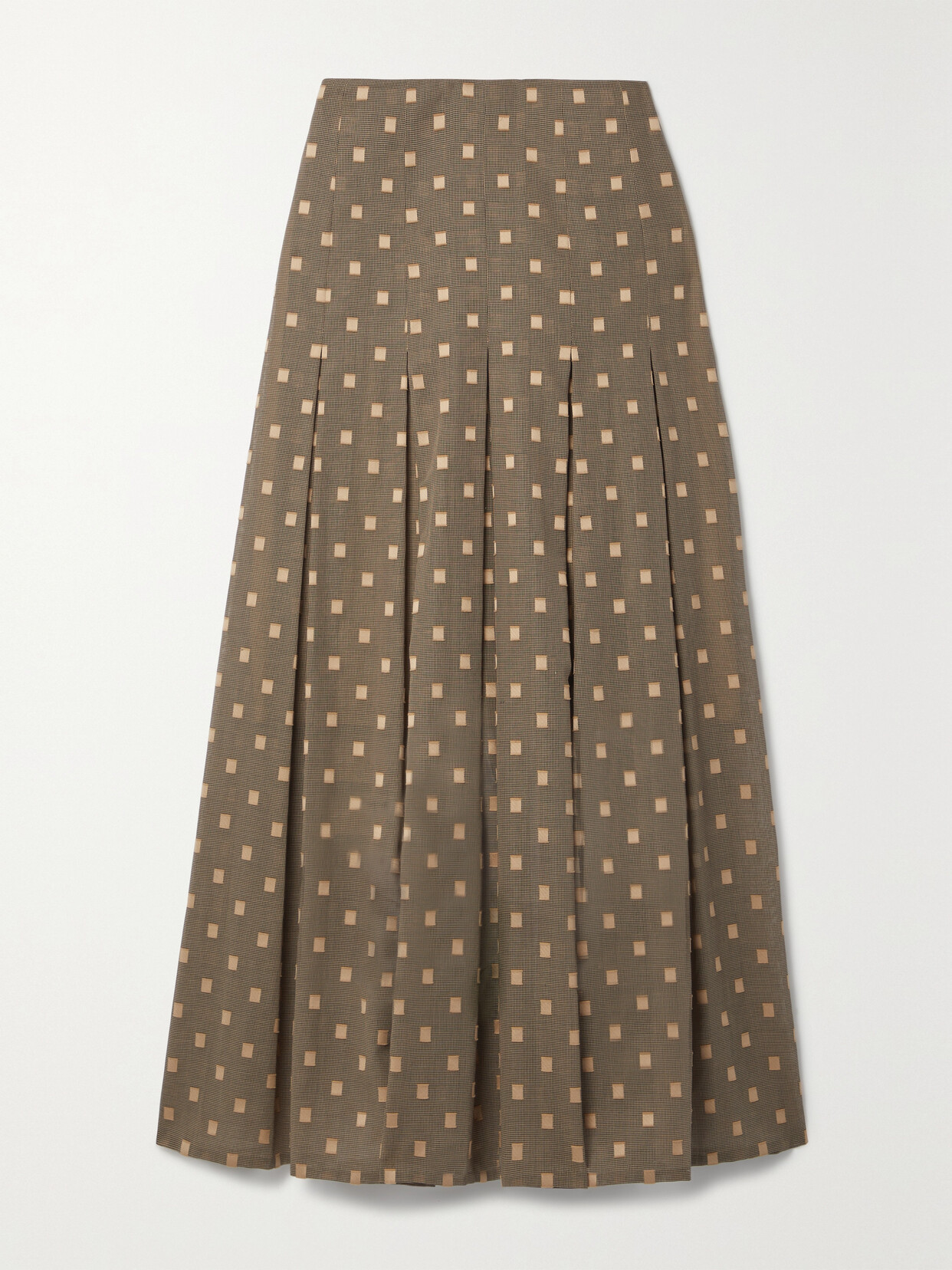Akris - Pleated Houndstooth...