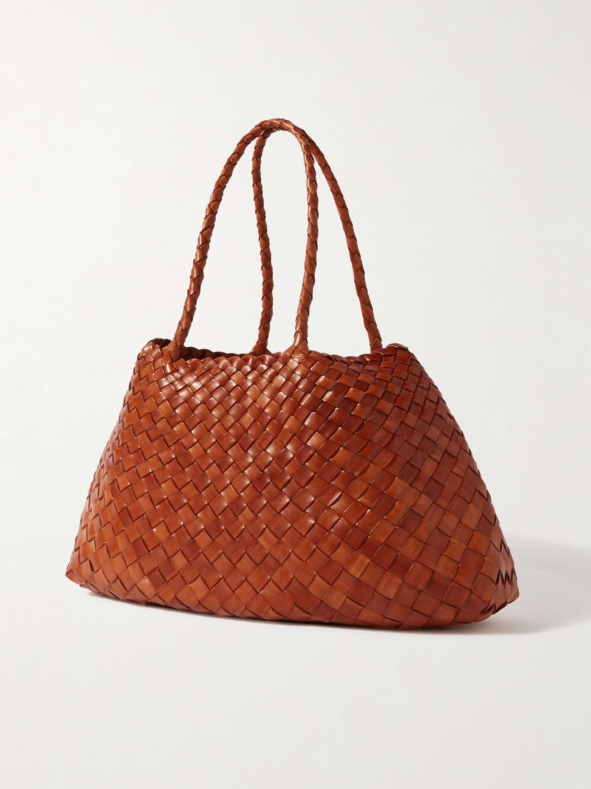 DRAGON DIFFUSION Santa Croce große Tote aus geflochtenem Leder