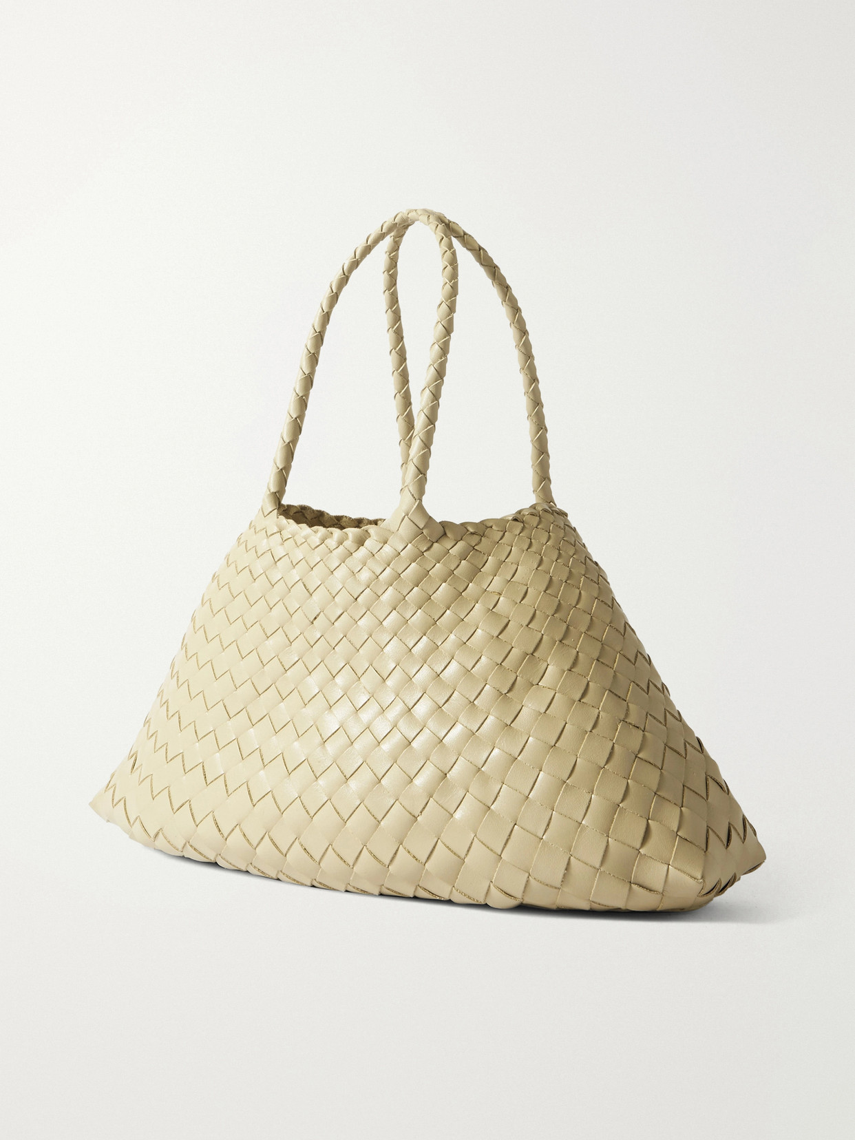 Santa Croce Big Woven Leather Tote