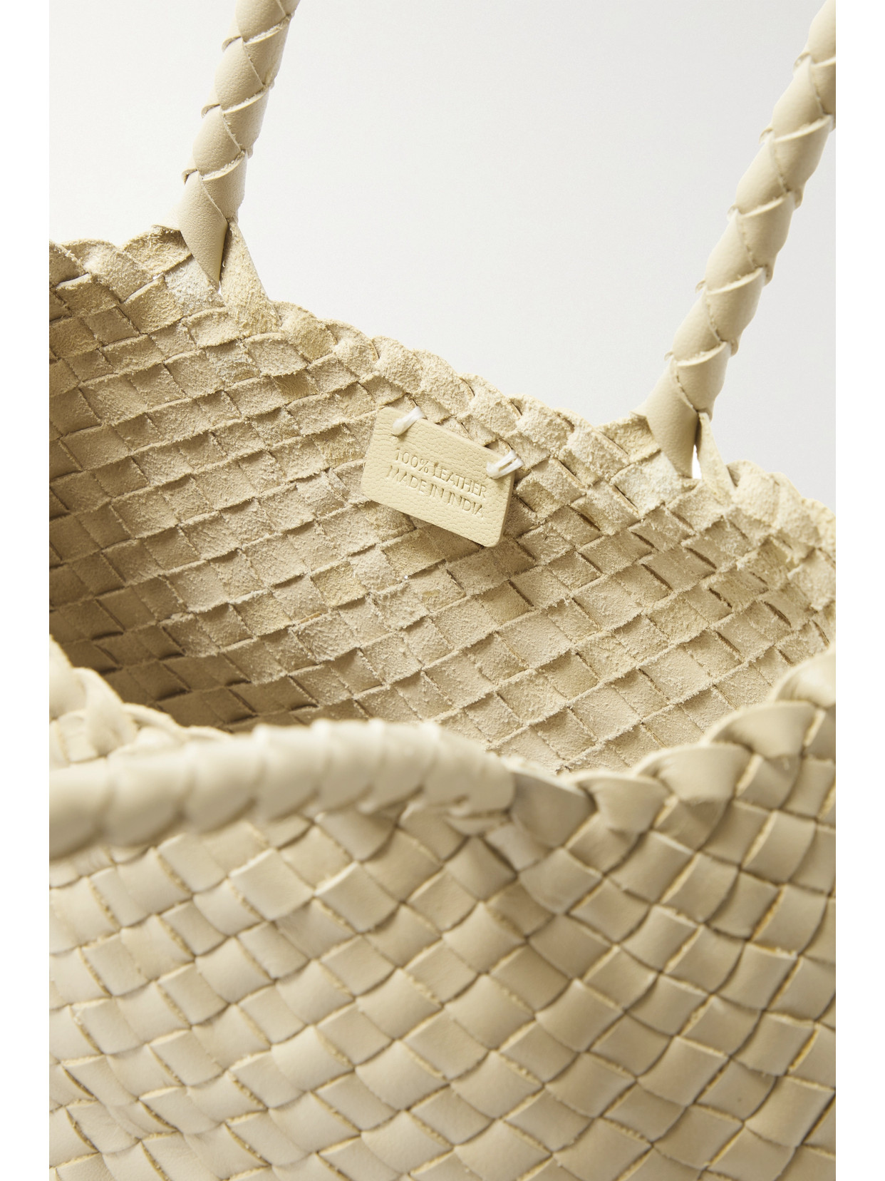 Santa Croce Big Woven Leather Tote