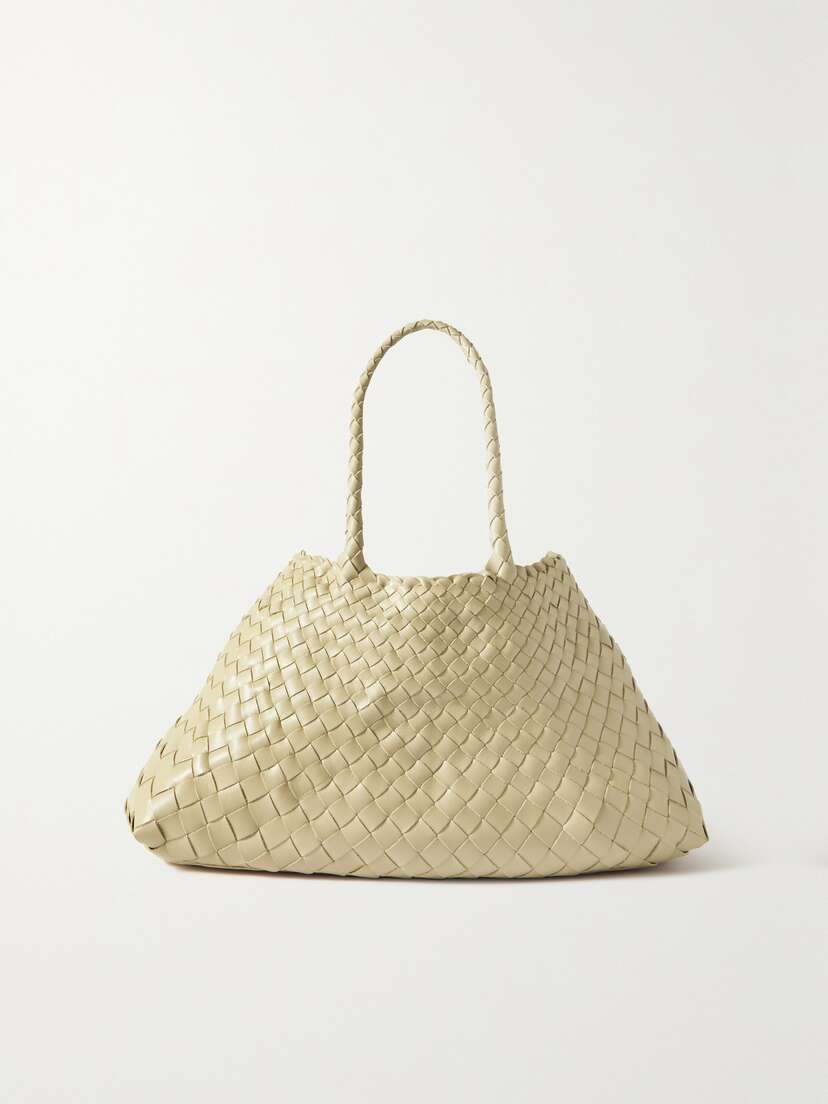 Dragon Diffusion Santa Croce Big Woven Leather Tote