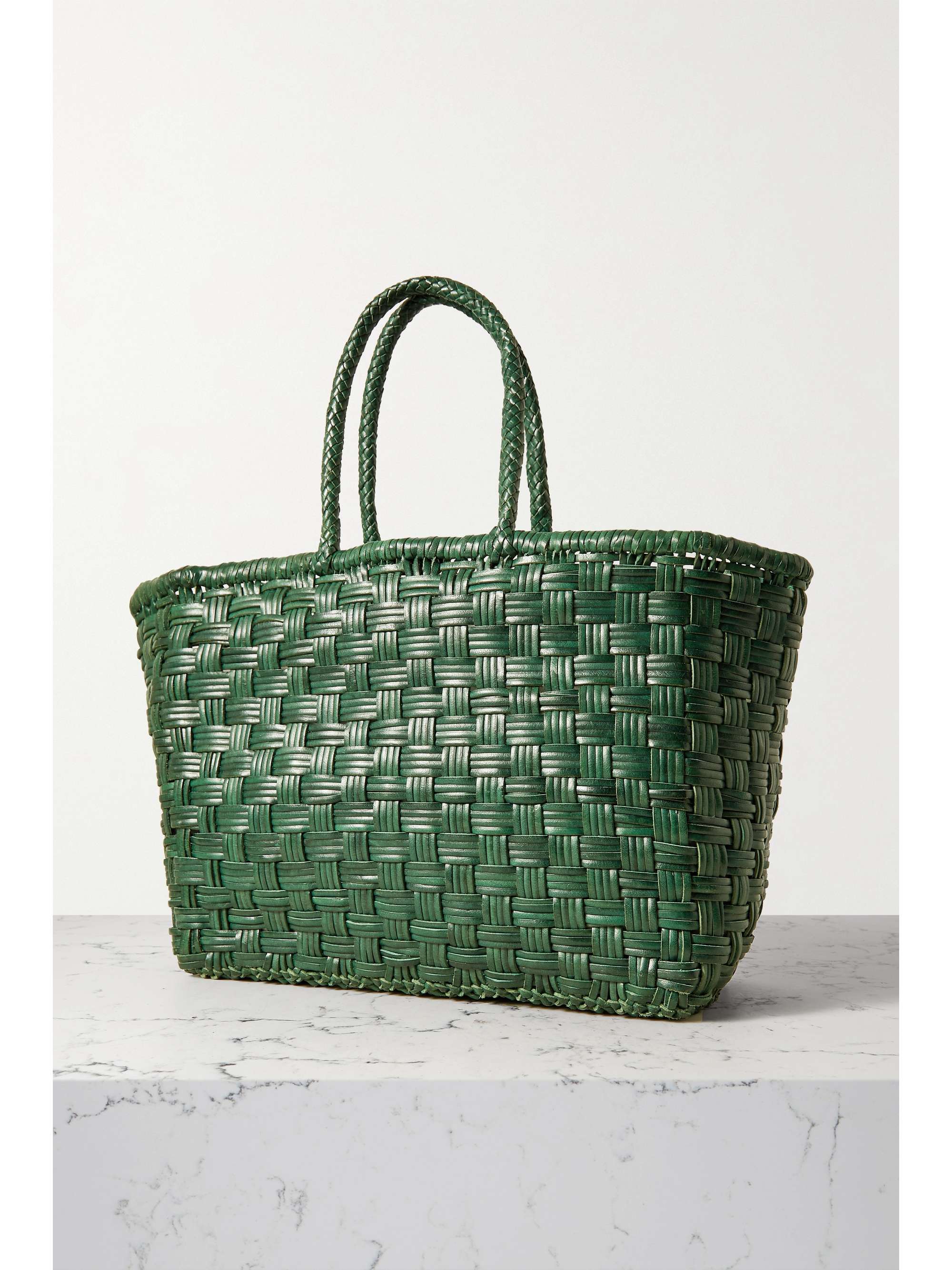 DRAGON DIFFUSION Large woven leather tote NETAPORTER