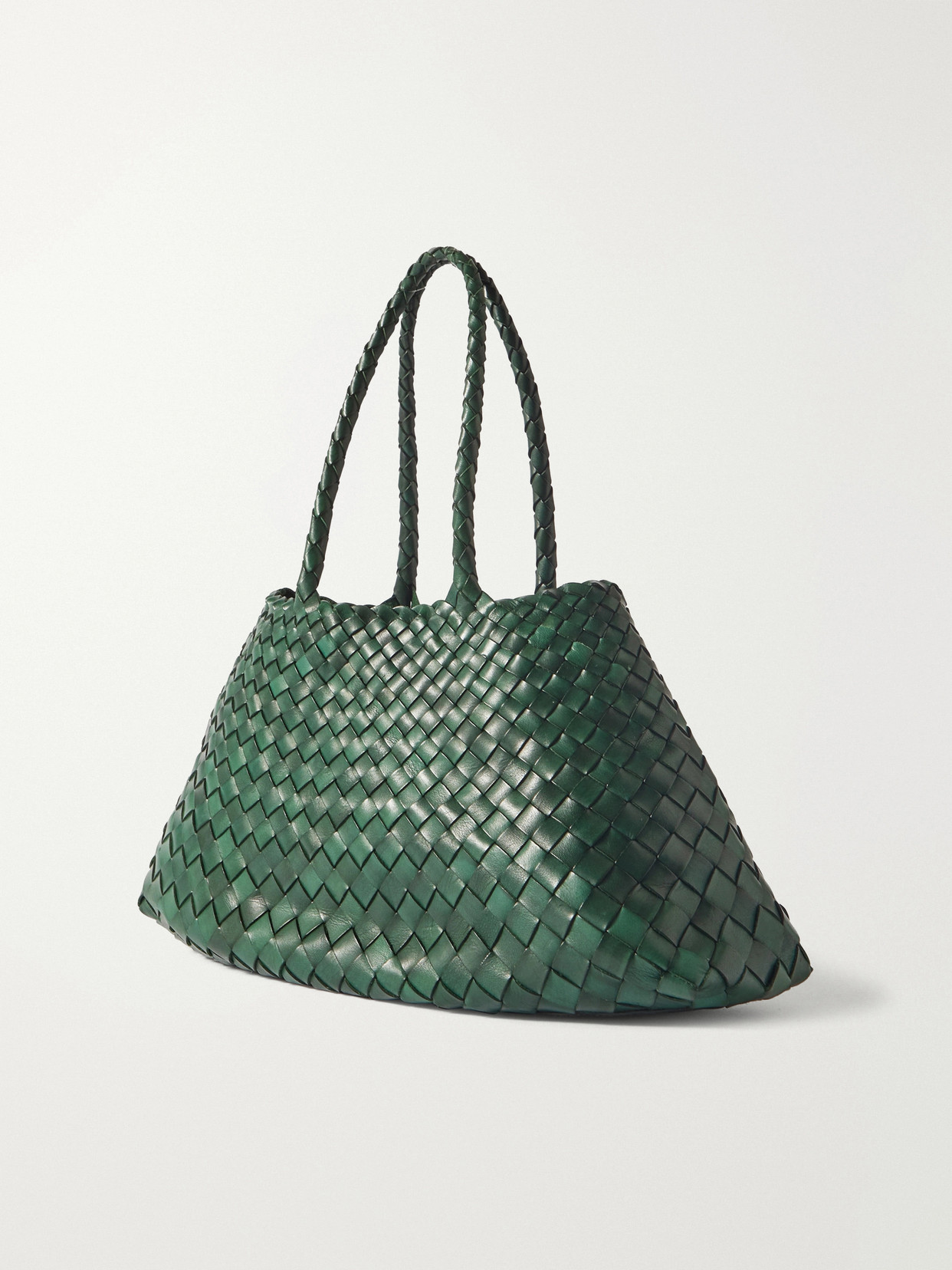 Santa Croce Big Woven Leather Tote