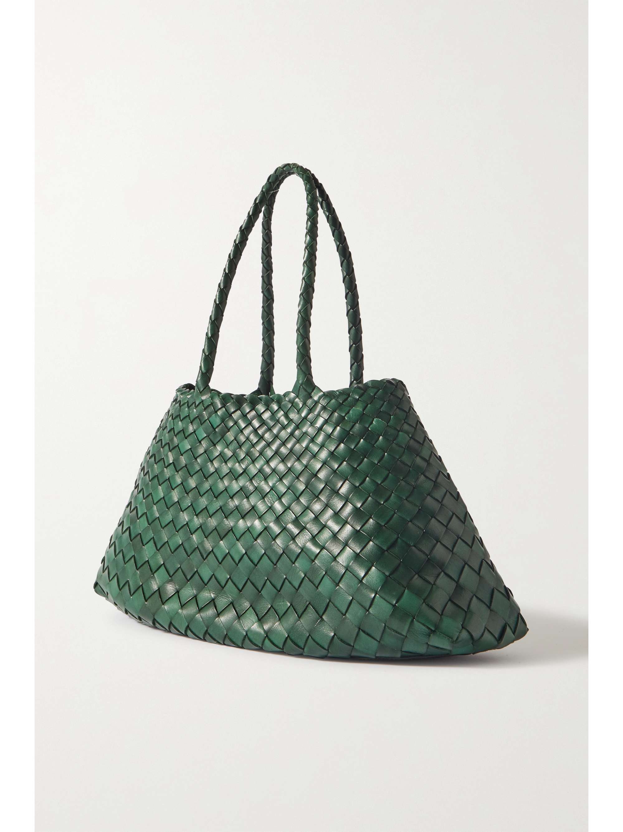 DRAGON DIFFUSION Santa Croce Big woven leather tote