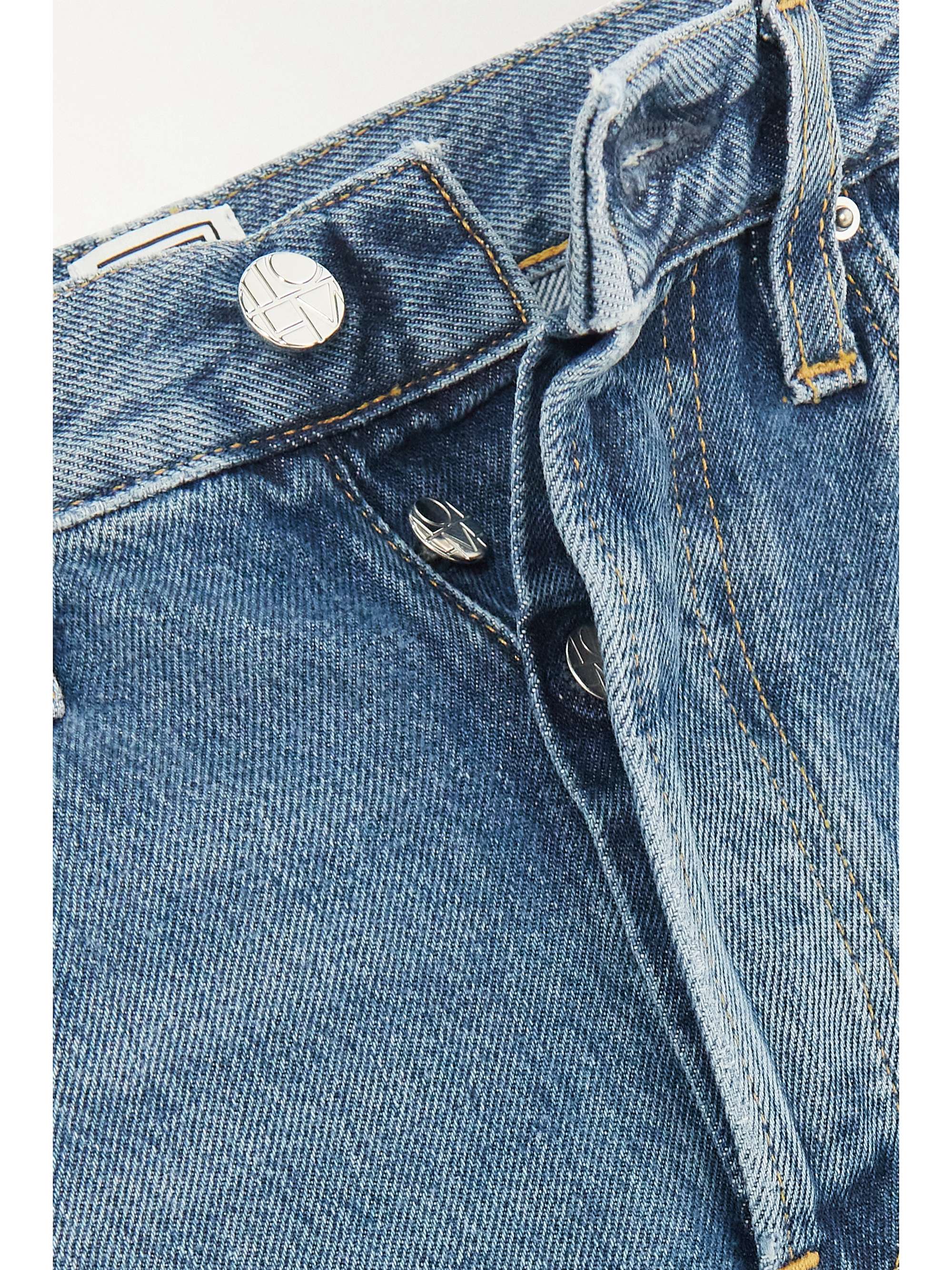 TOTEME 高腰直筒有机牛仔裤