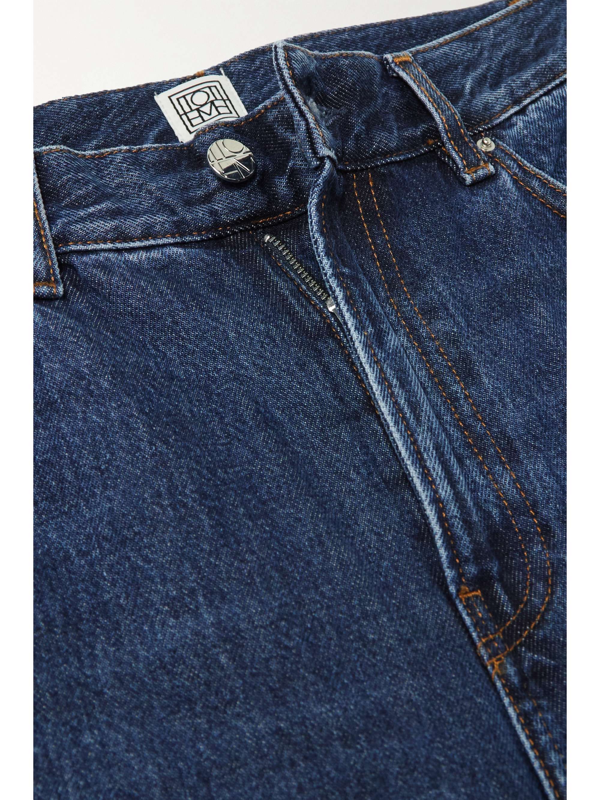 TOTEME Organic high-rise tapered jeans