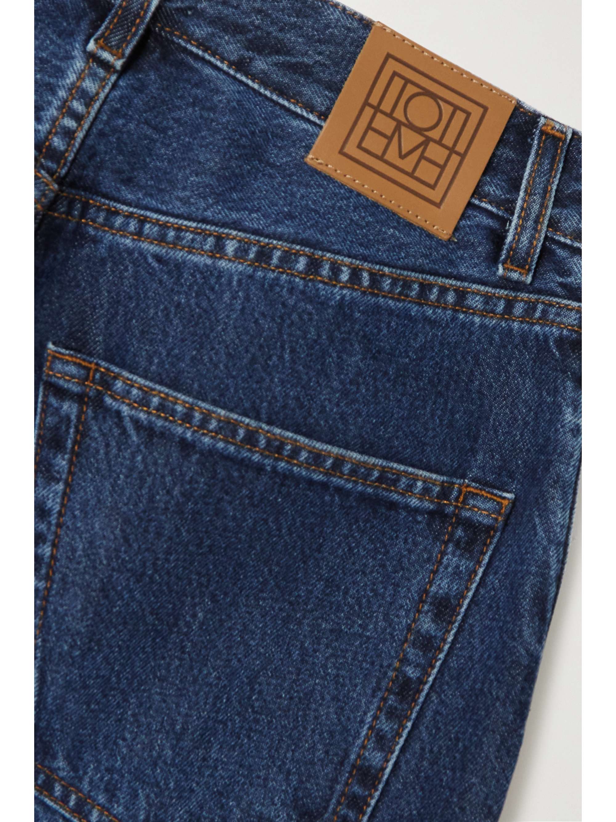 TOTEME Organic high-rise tapered jeans