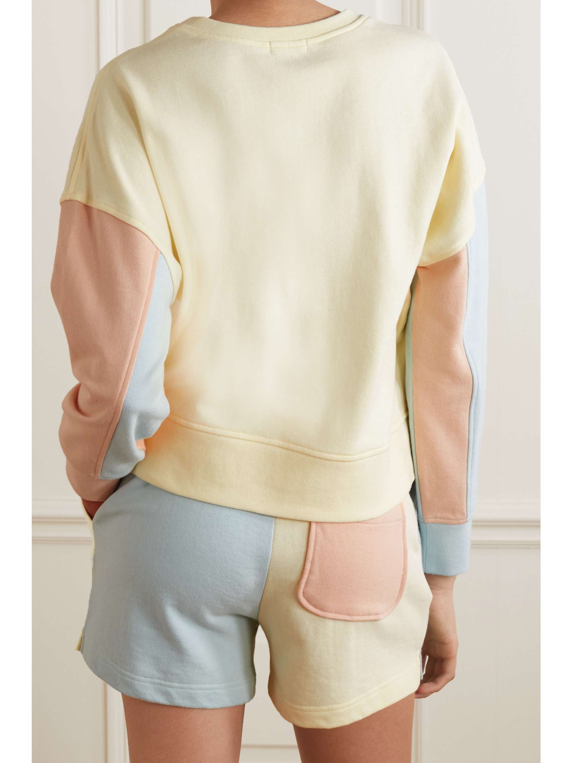 RAILS Alice and Jane color-block cotton-blend jersey pajama set