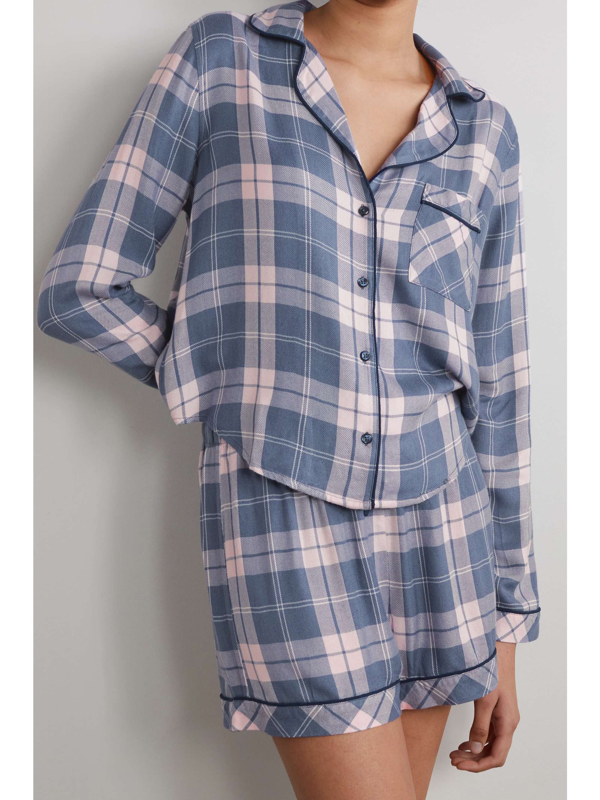 RAILS Clarise checked flannel pajama set