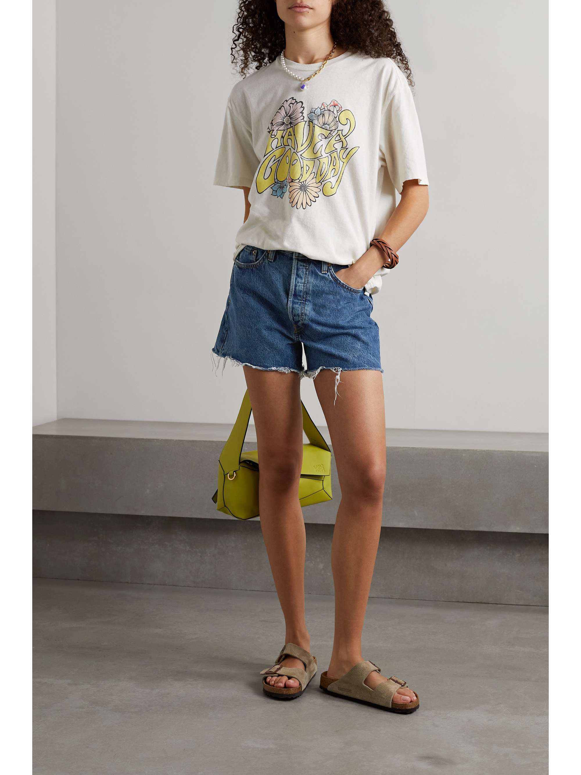 redone jean shorts