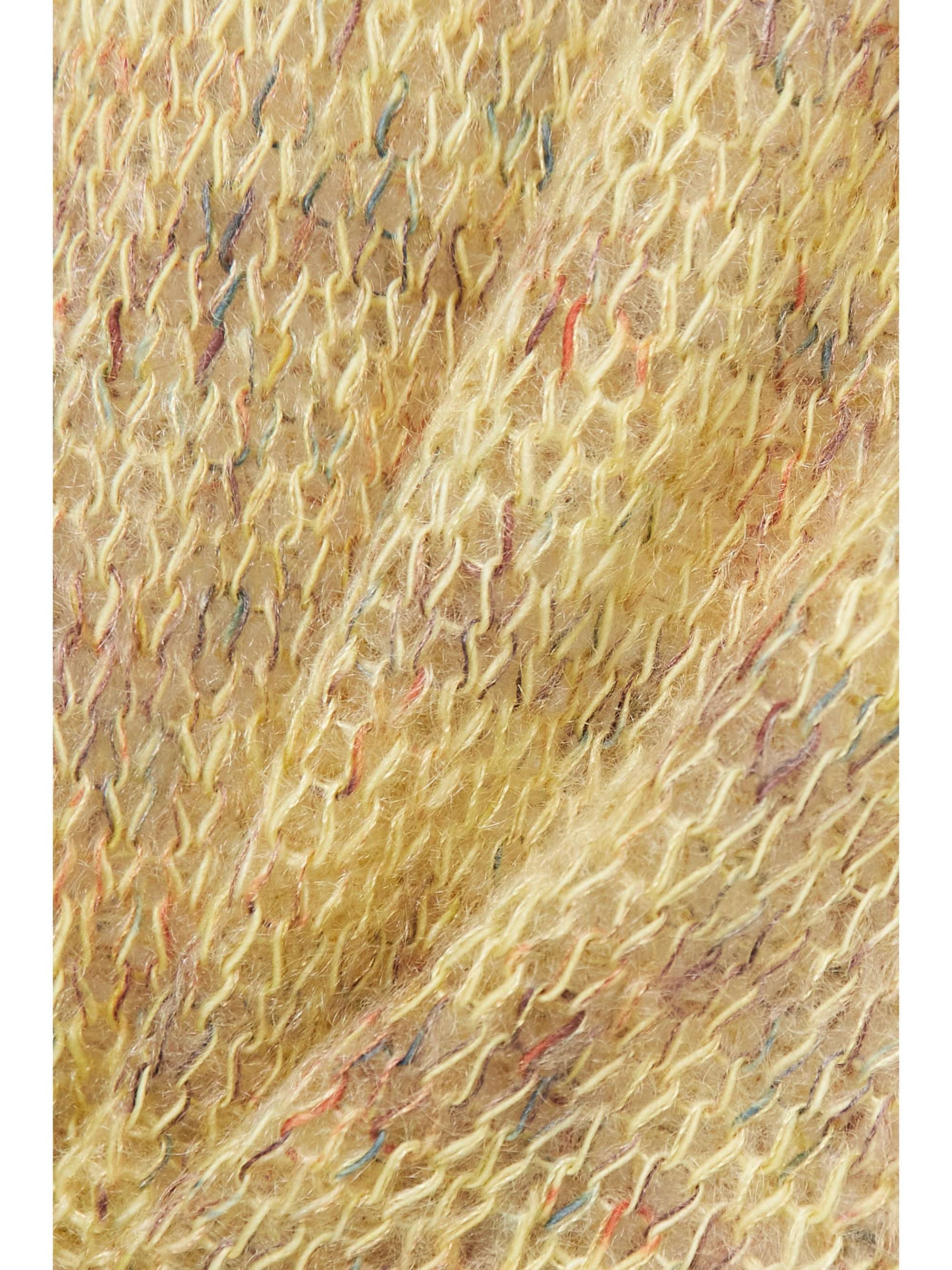 LUKHANYO MDINGI Maxikleid aus einer Mohair-Seidenmischung