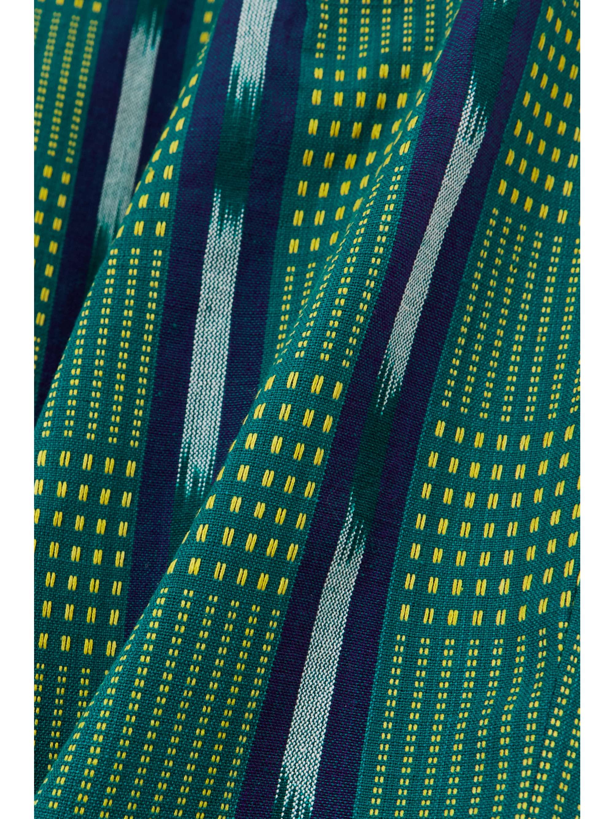 LUKHANYO . MDINGI Wide-leg cotton-jacquard pants