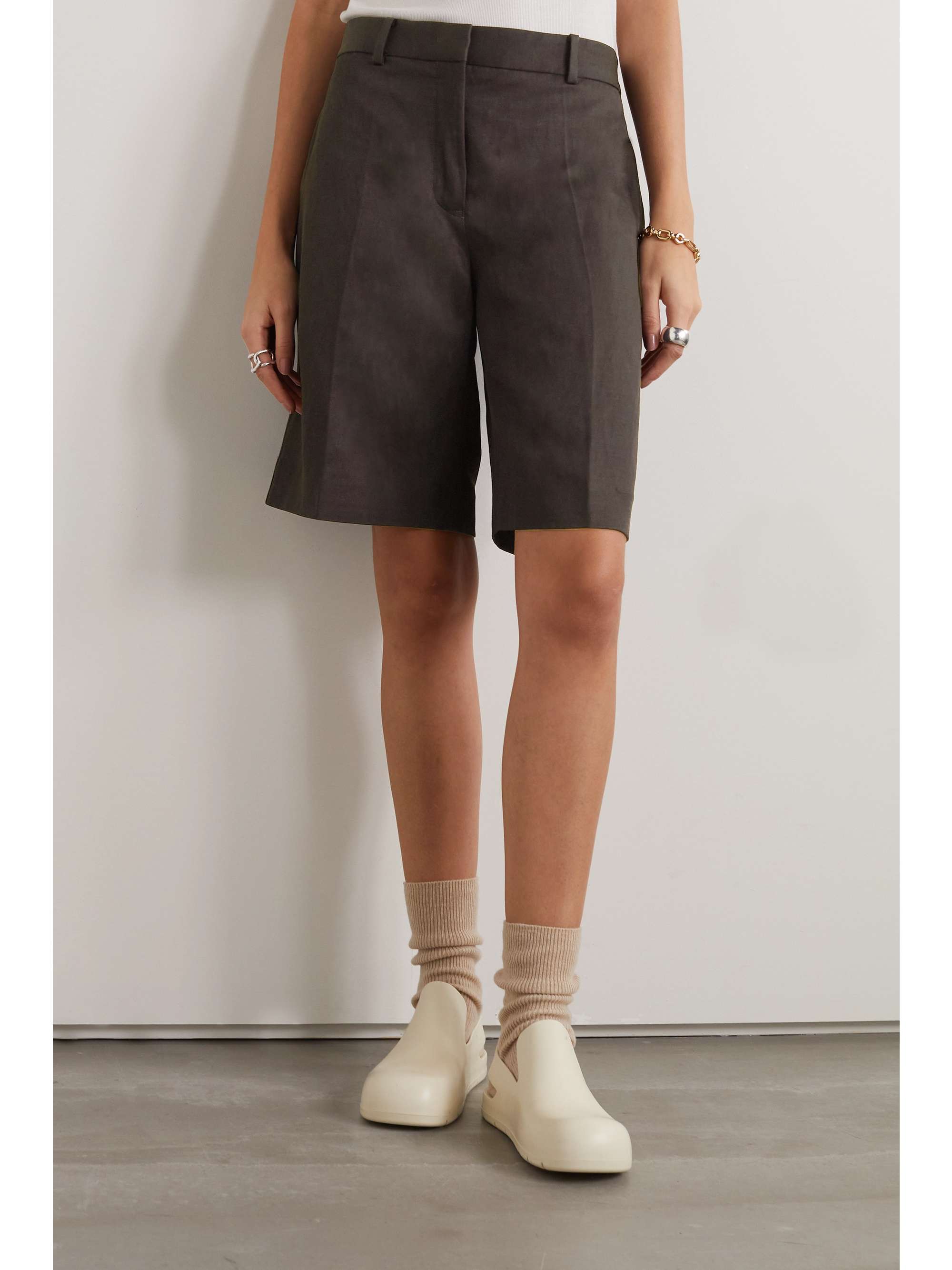 JIL SANDER Twill shorts