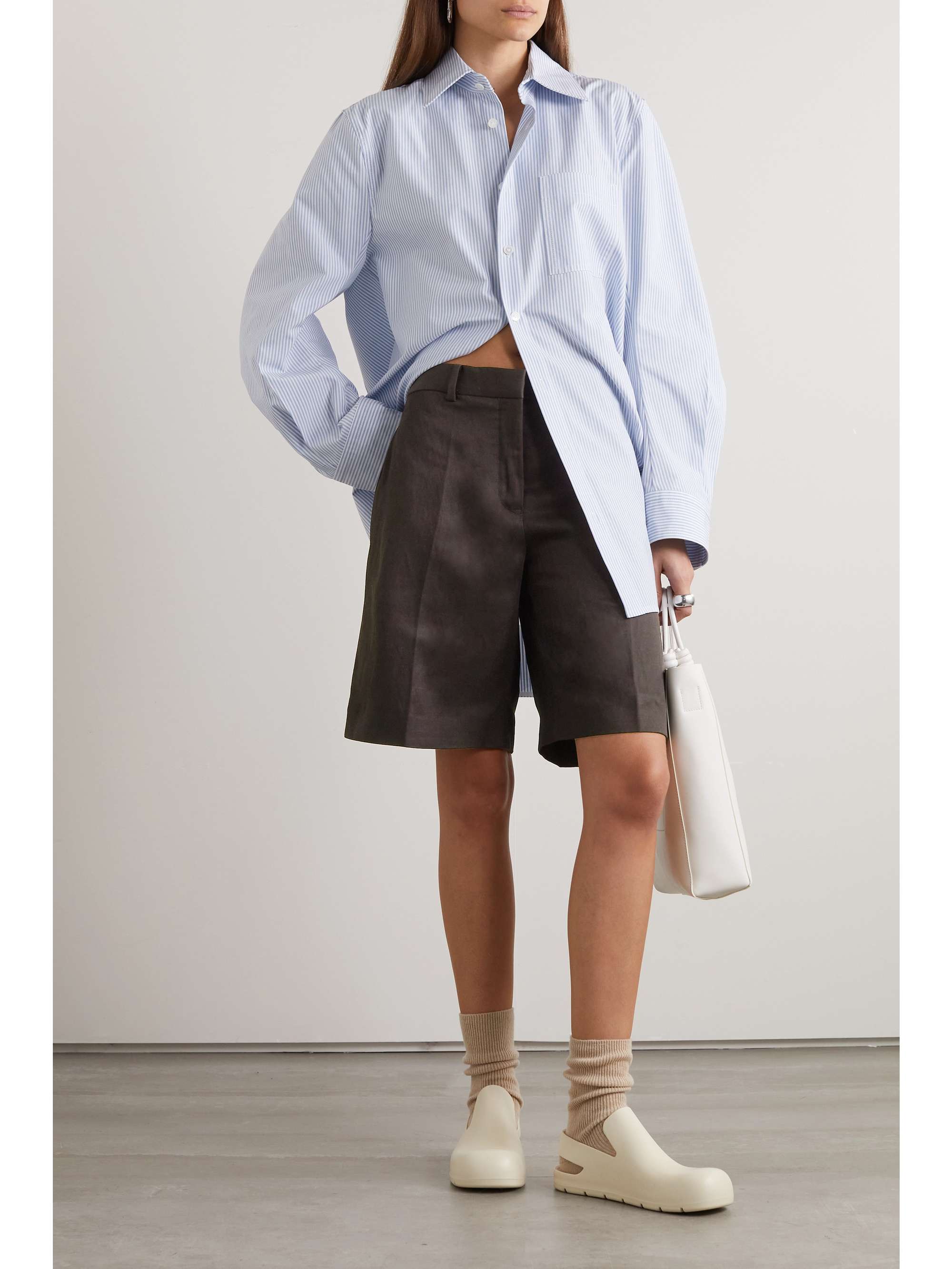 JIL SANDER Twill shorts