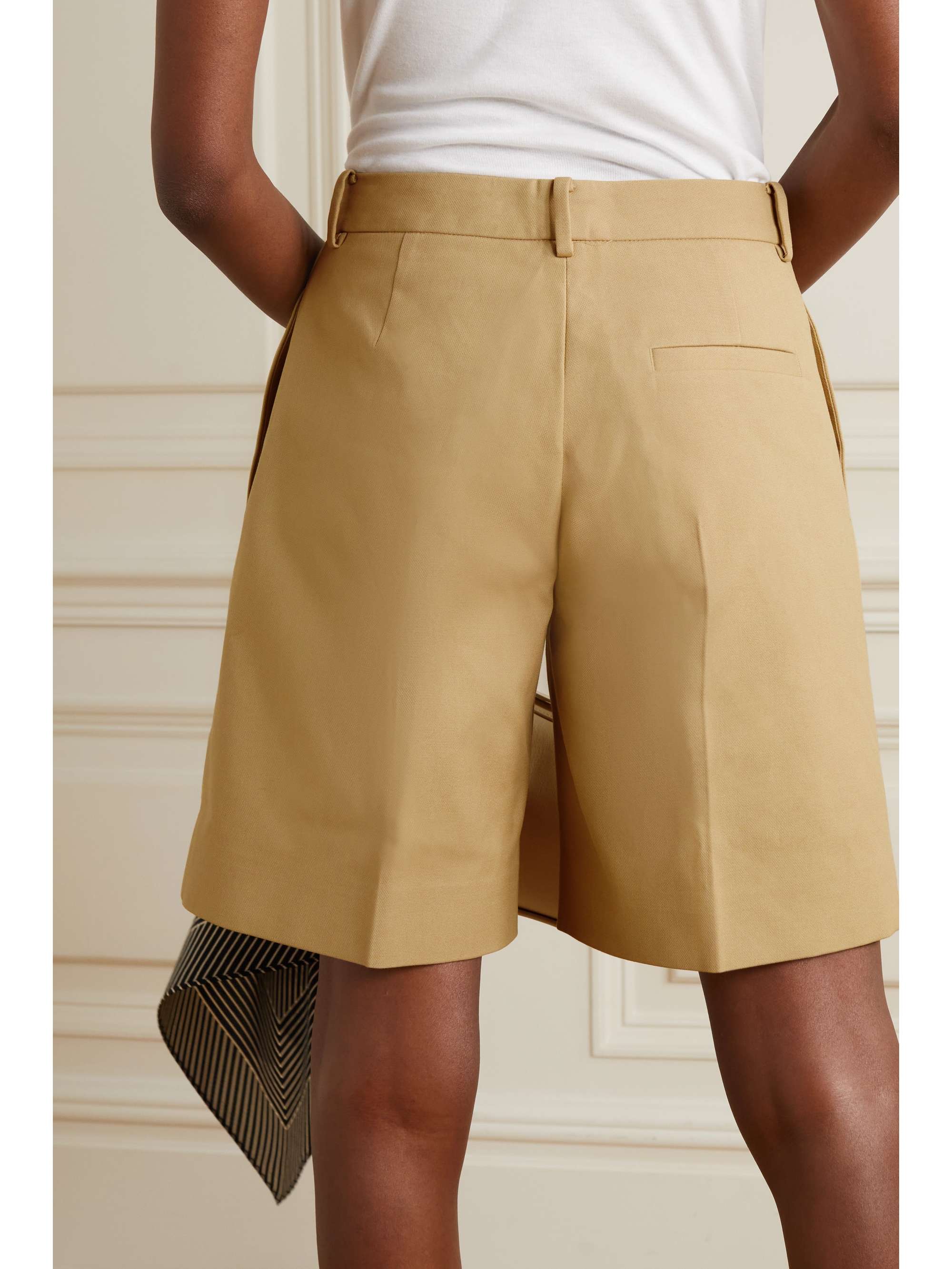 JIL SANDER Cotton-piqué shorts