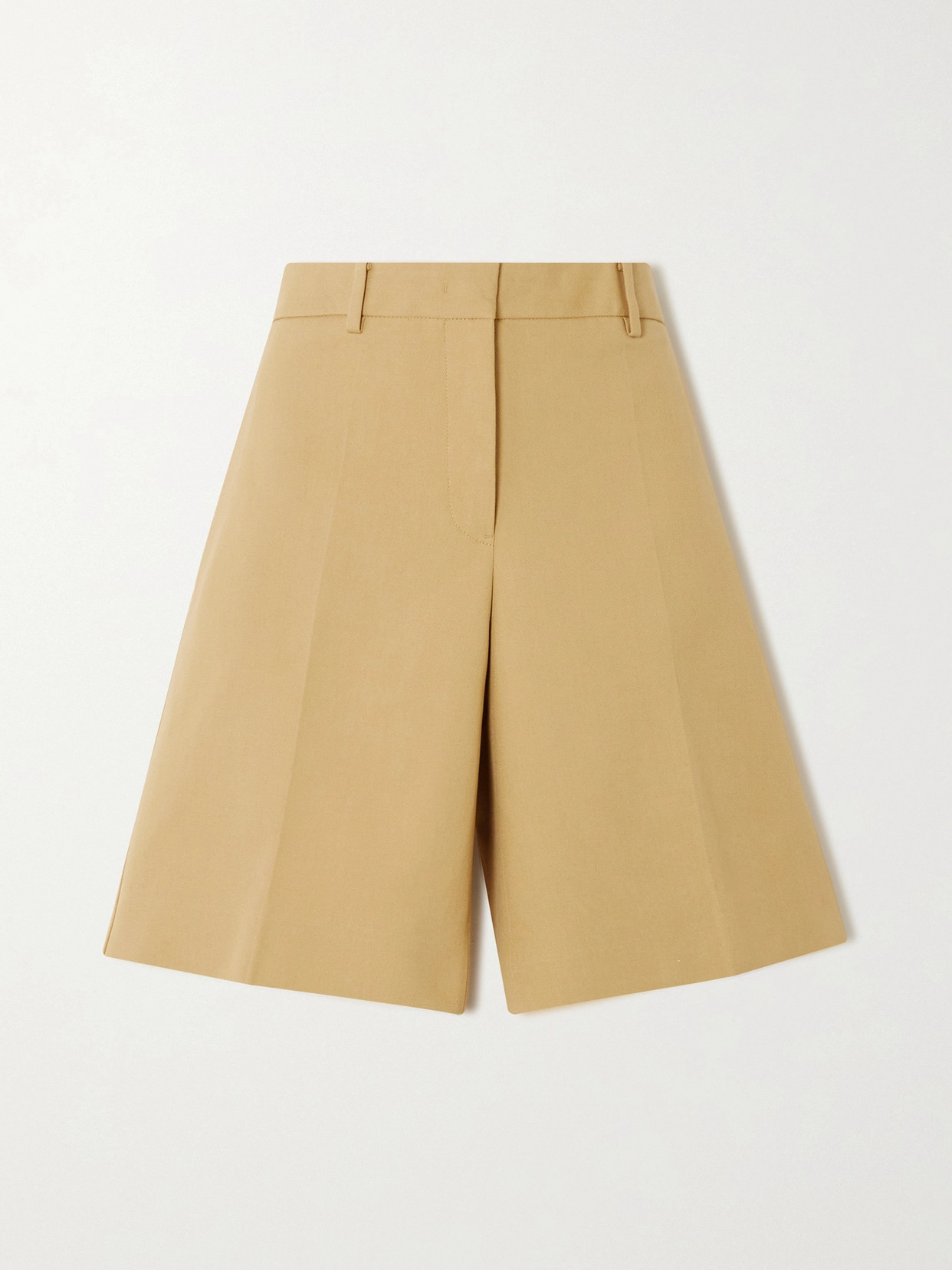 Jil Sander Cotton-piqué Shorts - Brown