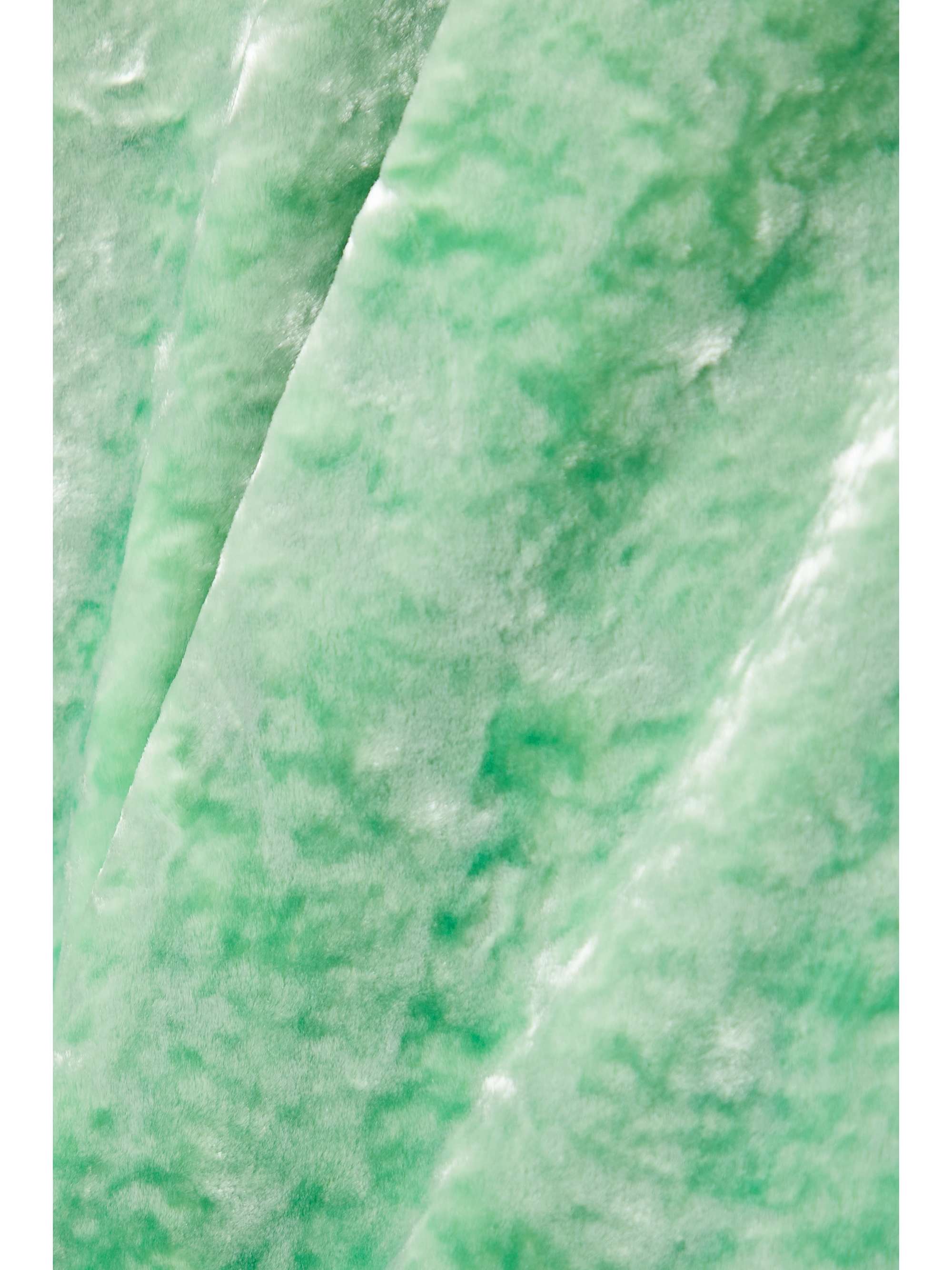 JIL SANDER Open-back crushed-velvet midi dress