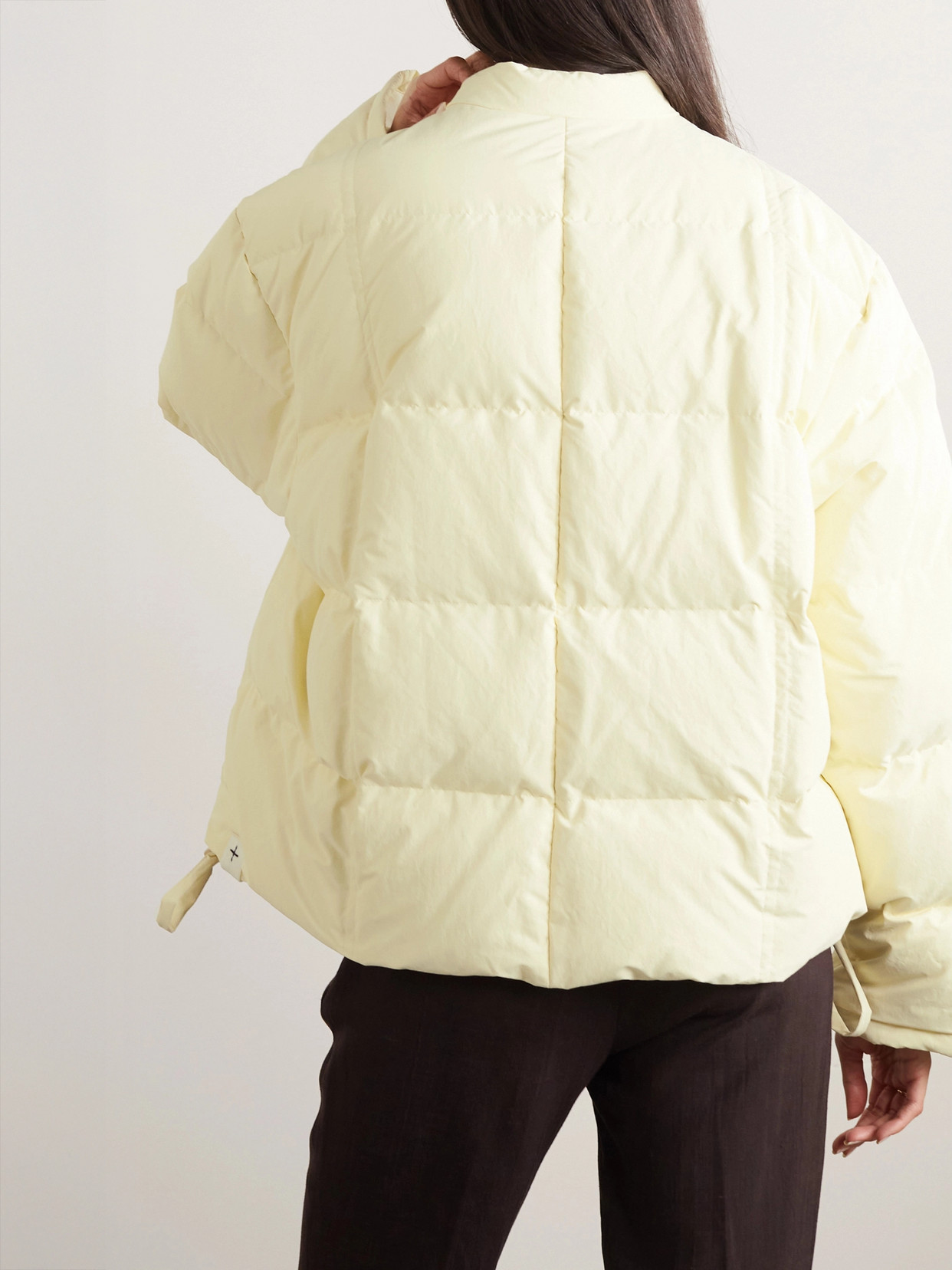 Cropped Quilted Shell Down Jacket