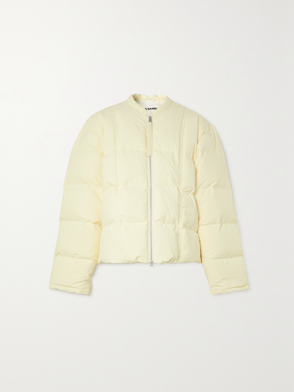 Jil Sander - Cropped Quilted Shell Down Jacket - Neutrals