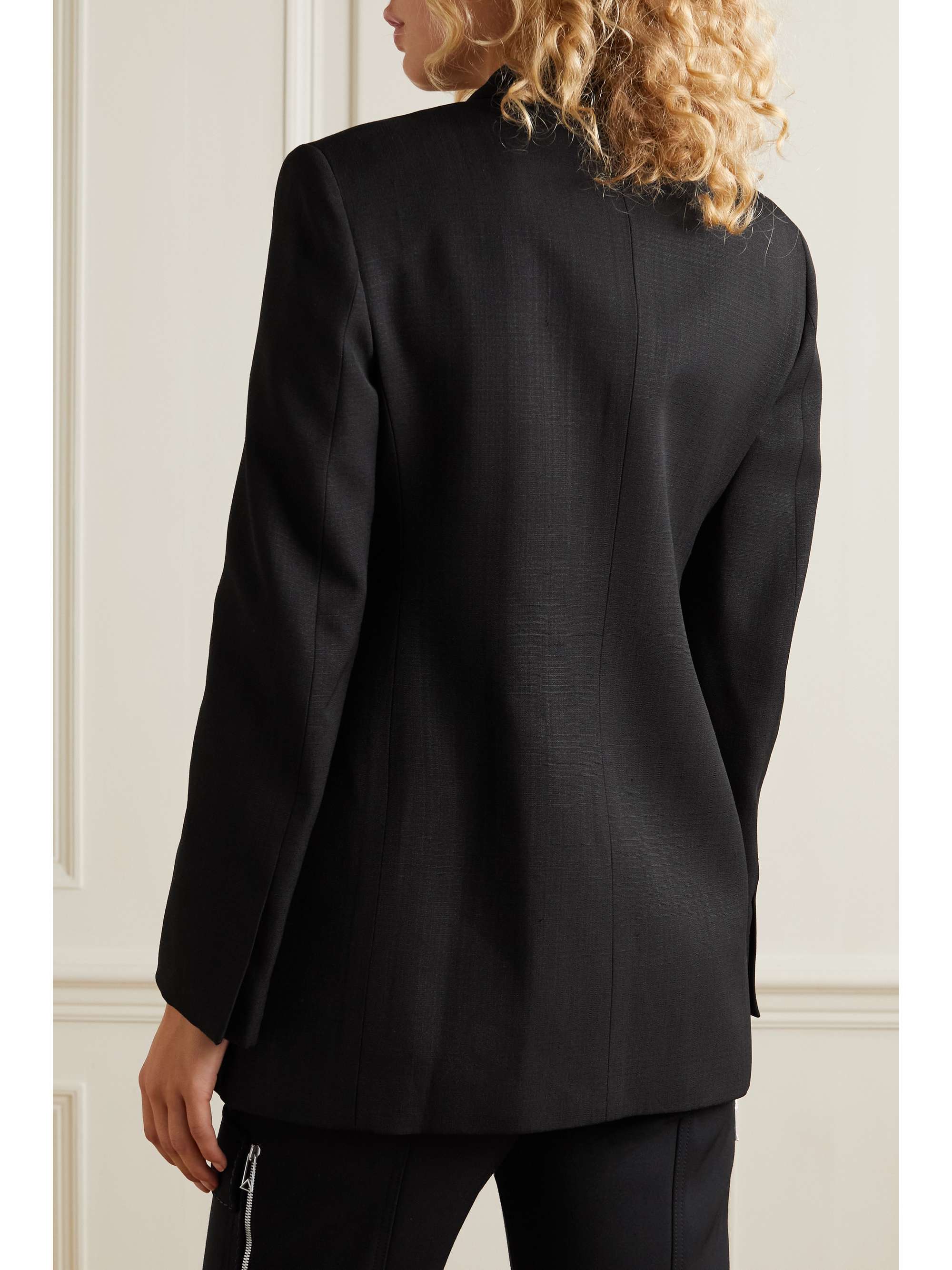 JIL SANDER Double-breasted gabardine blazer