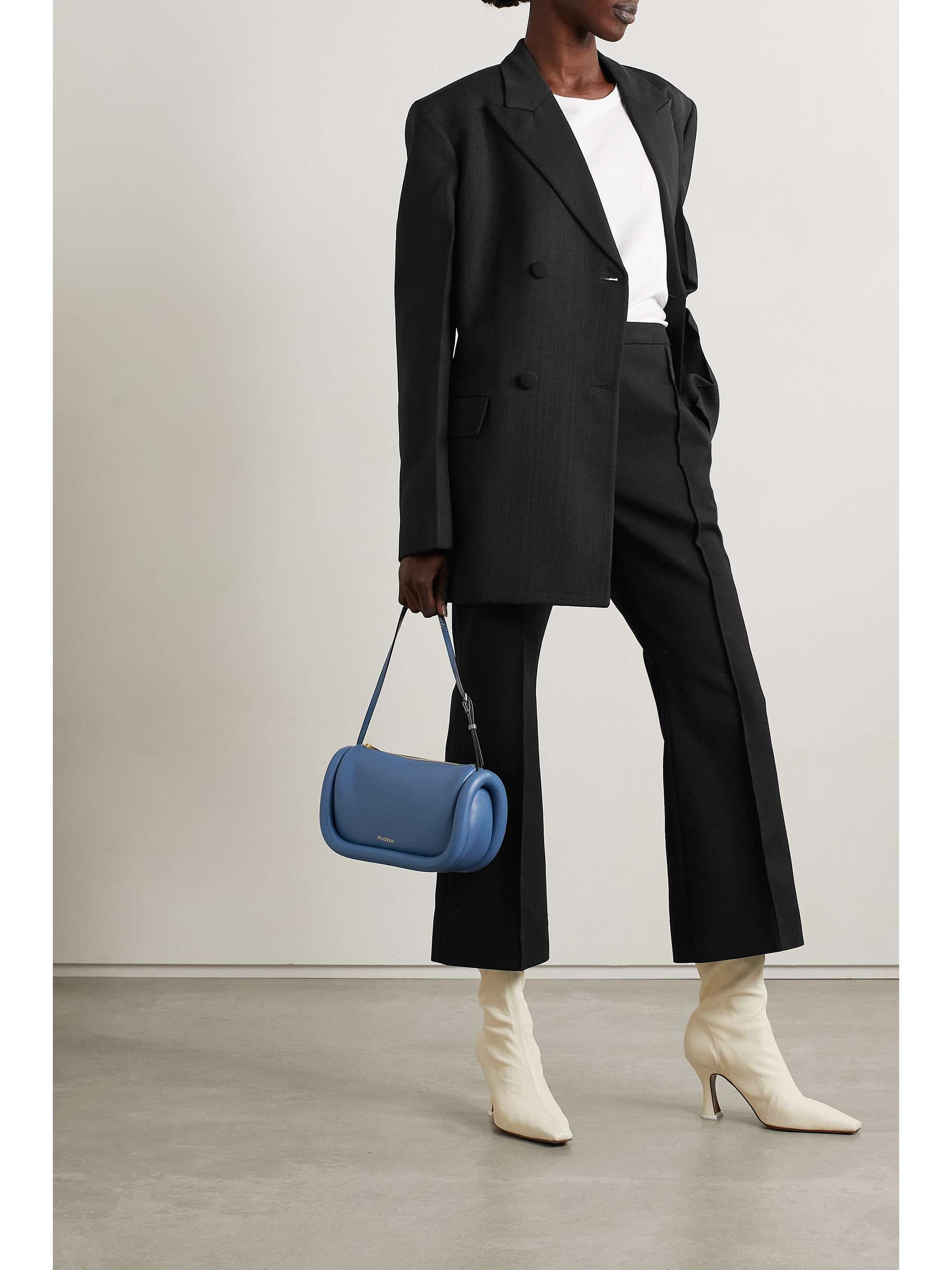 JIL SANDER Cotton-piqué straight-leg pants | NET-A-PORTER