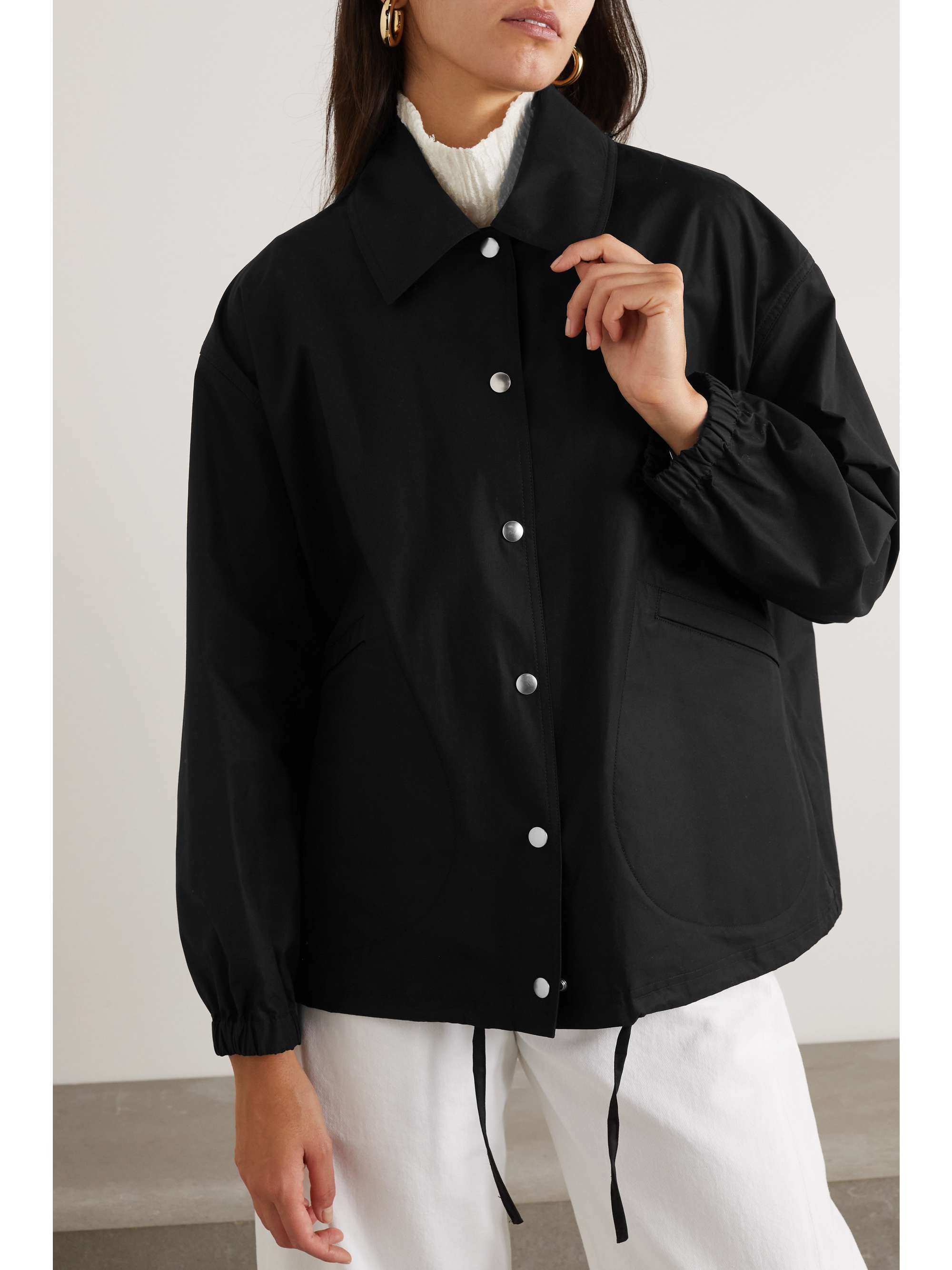 JIL SANDER Printed cotton-poplin jacket