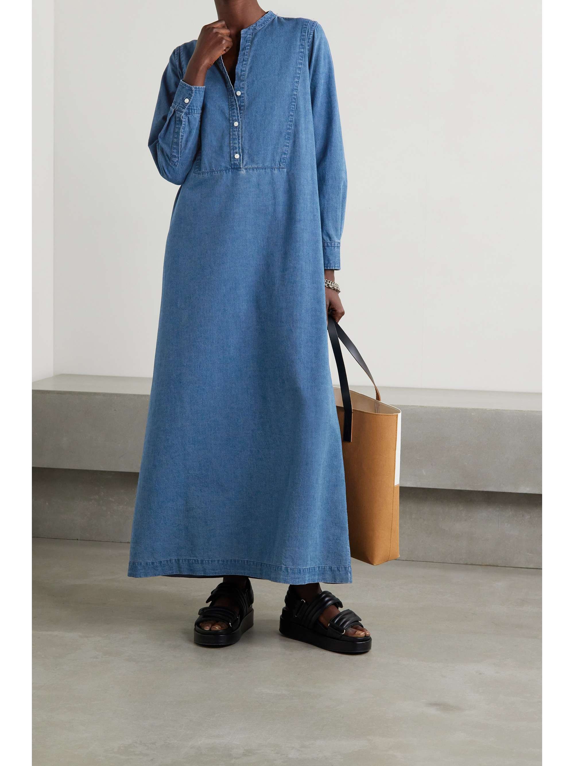 net a porter denim dress