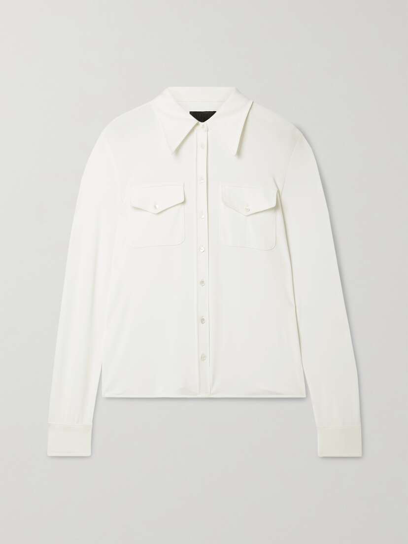 Nili Lotan Aveline Jersey Shirt