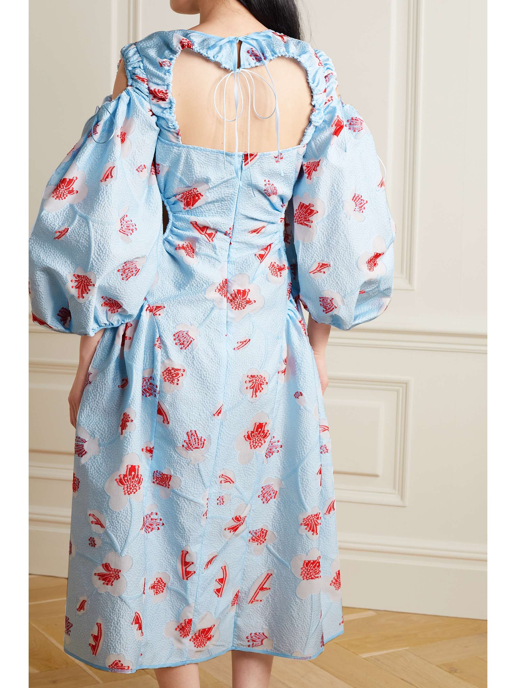 cecilie bahnsen blue dress