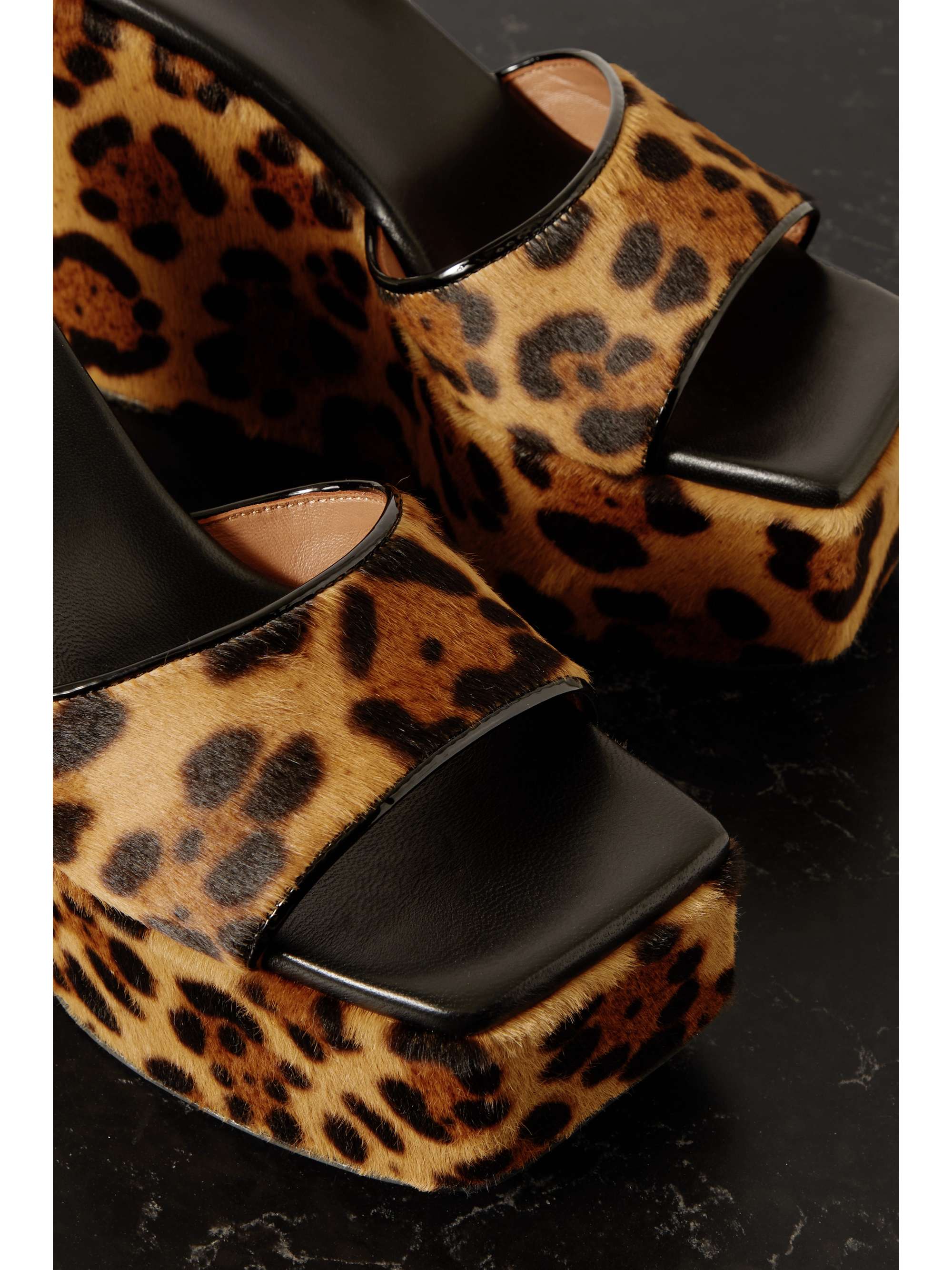 leopard print shoes platform