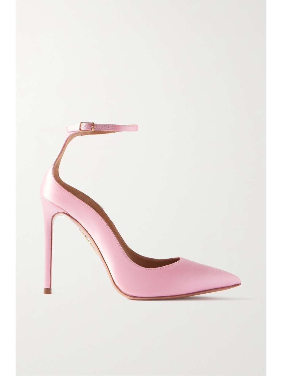 net-a-porter.com | Love Affair 105 satin pumps