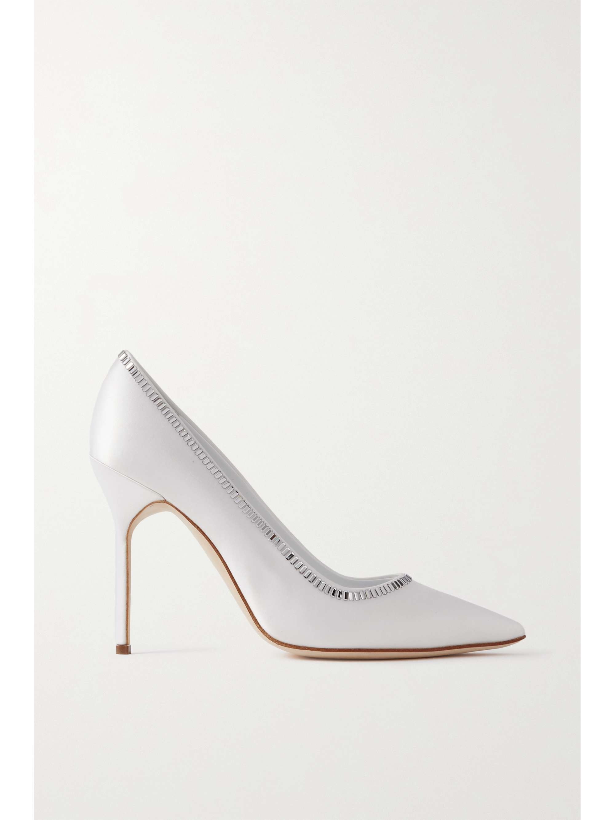 最大10%OFFクーポン satin crystal-embellished 105 BB BLAHNIK MANOLO pumps NET | 靴