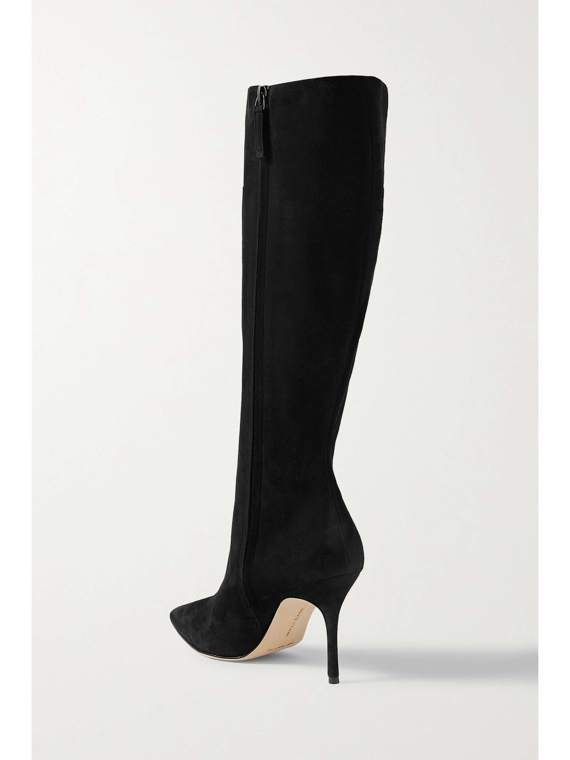 MANOLO BLAHNIK Oculara 90 suede knee boots