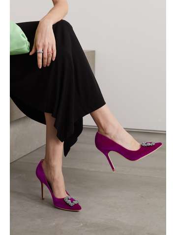 Manolo Blahnik Pumps and Heels | NET-A-PORTER