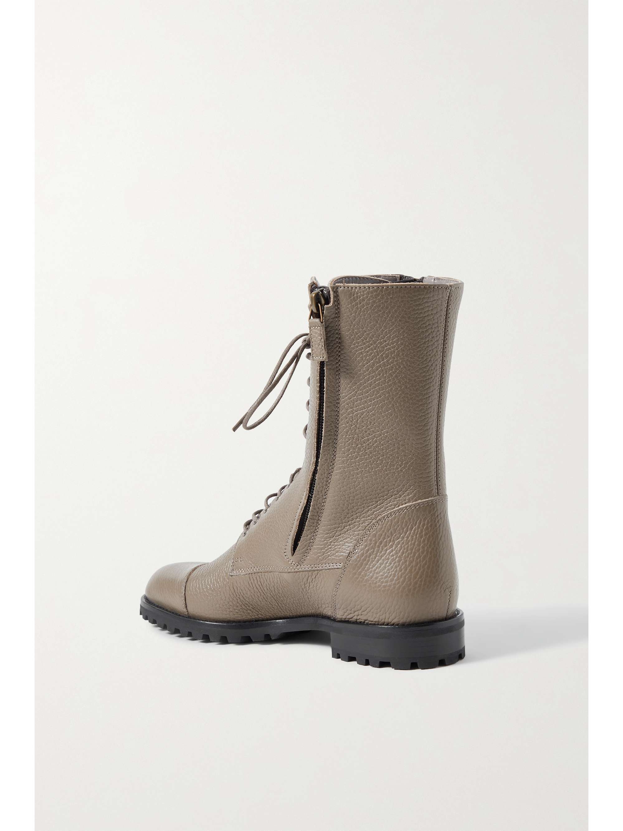 MANOLO BLAHNIK Lugata textured-leather ankle boots