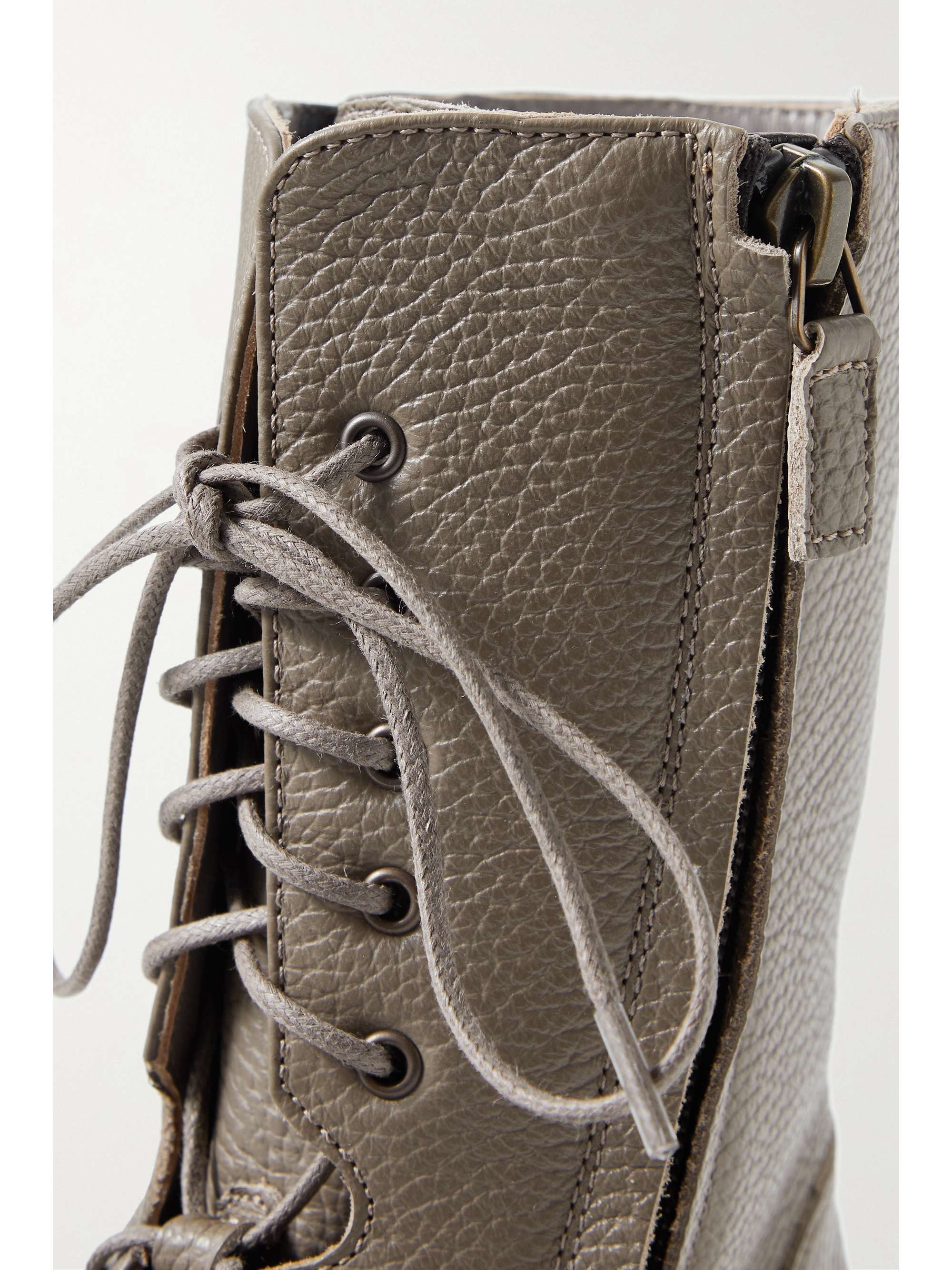MANOLO BLAHNIK Lugata textured-leather ankle boots