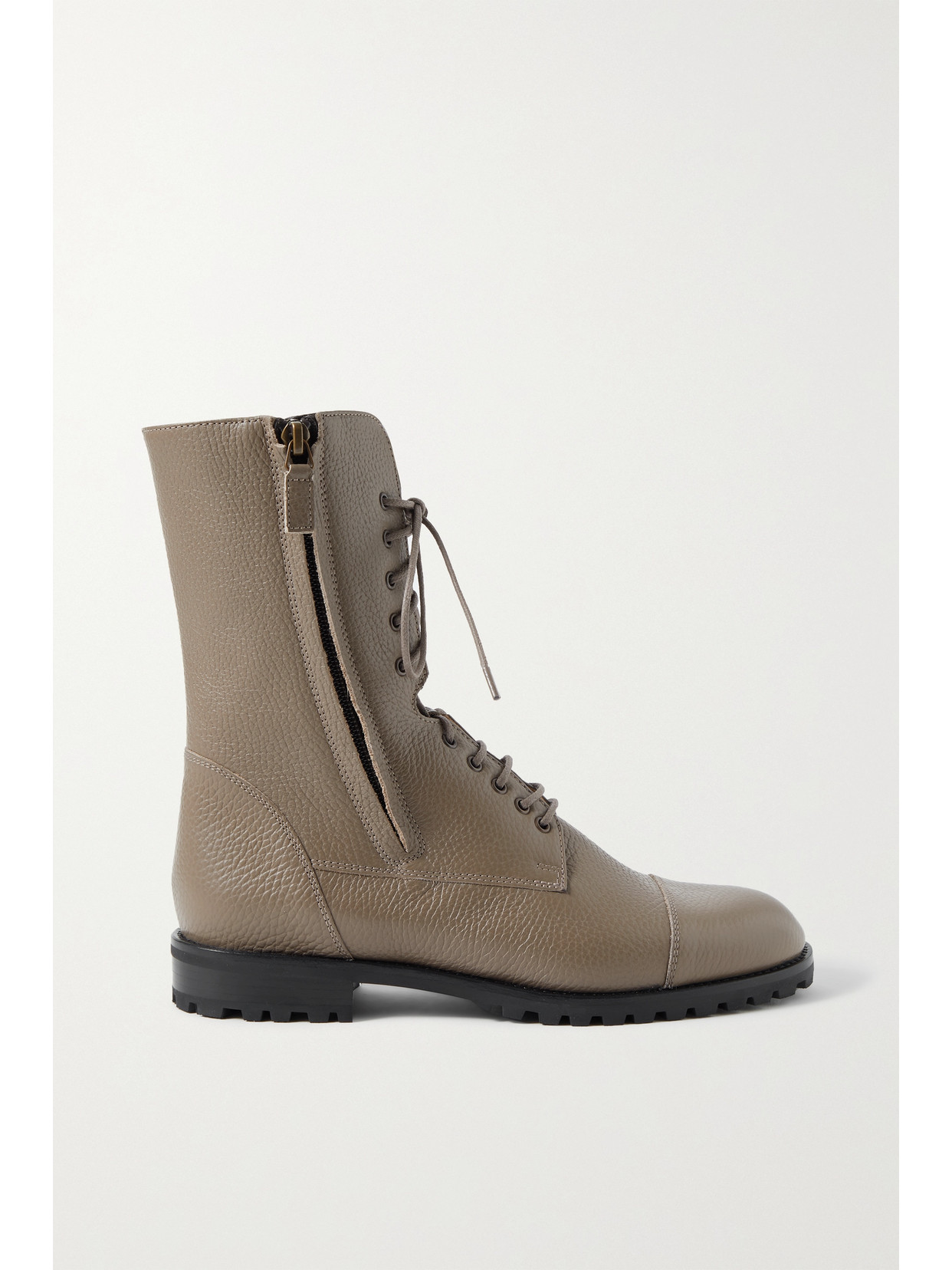 Manolo Blahnik Lugata Textured-leather Ankle Boots