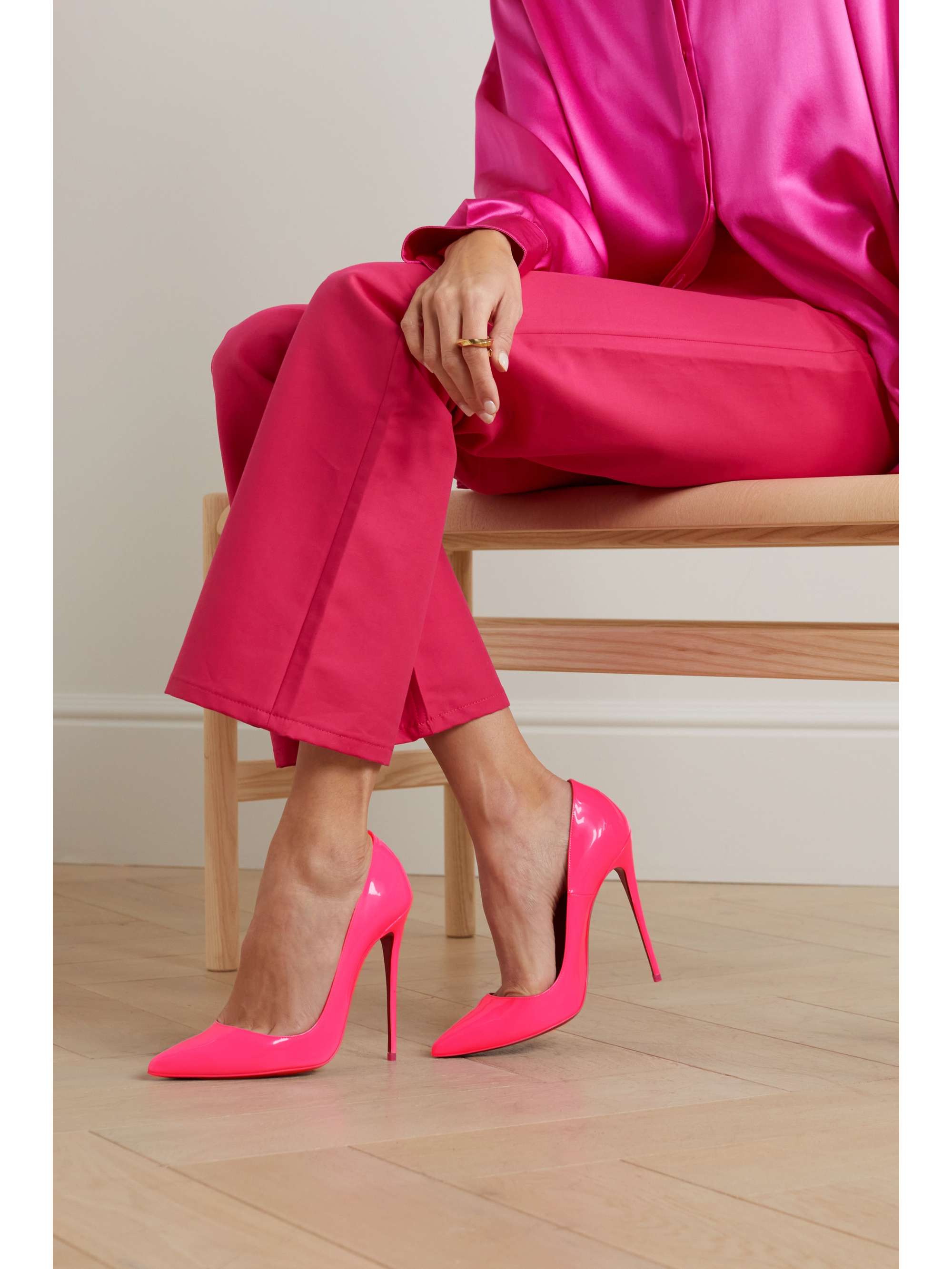 Christian Louboutin So Kate 120 Patent-leather Pumps - Women - Pink Pumps - IT39