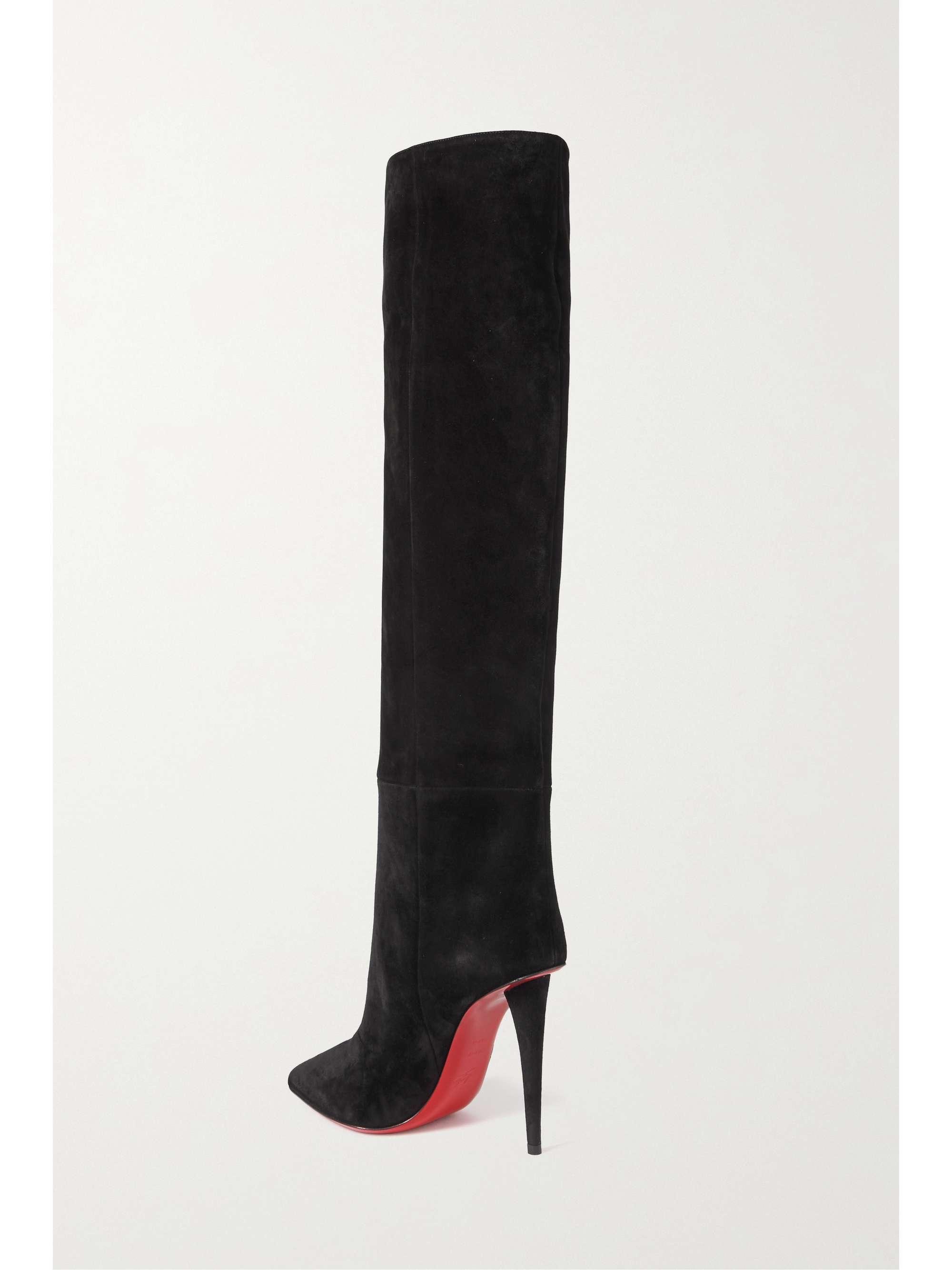 CHRISTIAN LOUBOUTIN Astrilarge Botta 100 suede knee boots