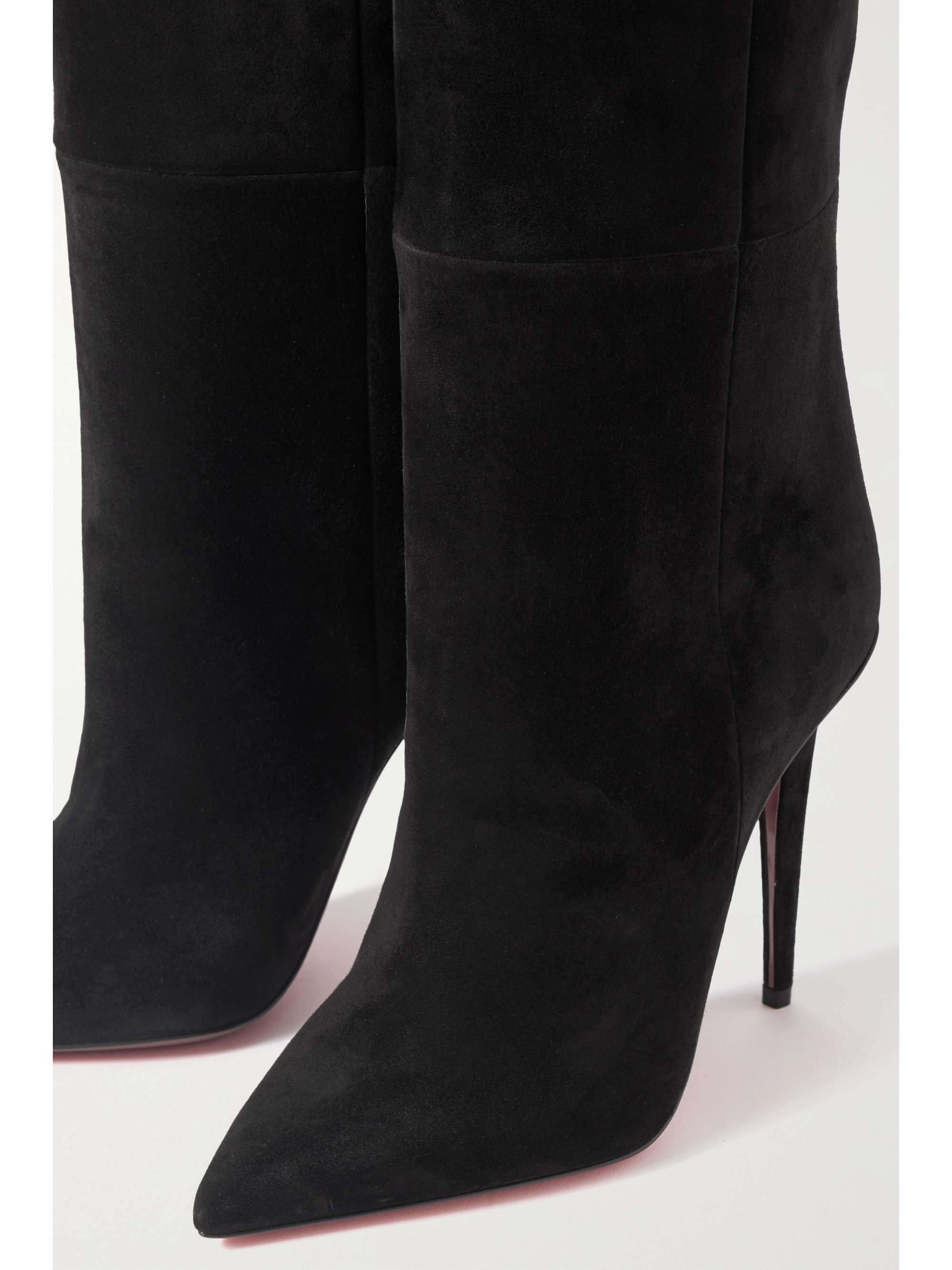 CHRISTIAN LOUBOUTIN Astrilarge Botta 100 suede knee boots