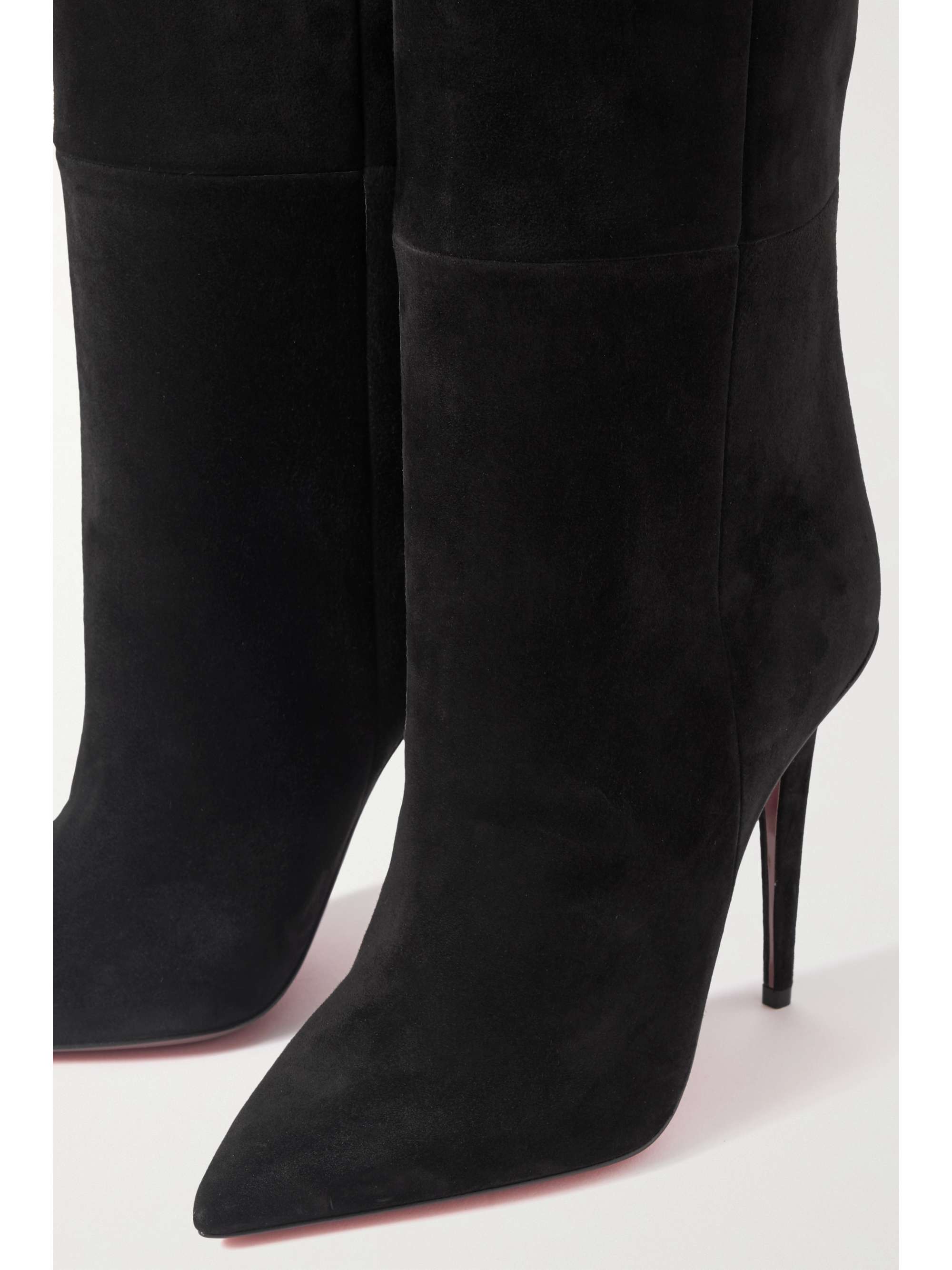 handling Målestok Virksomhedsbeskrivelse CHRISTIAN LOUBOUTIN Astrilarge Botta 100 suede knee boots | NET-A-PORTER