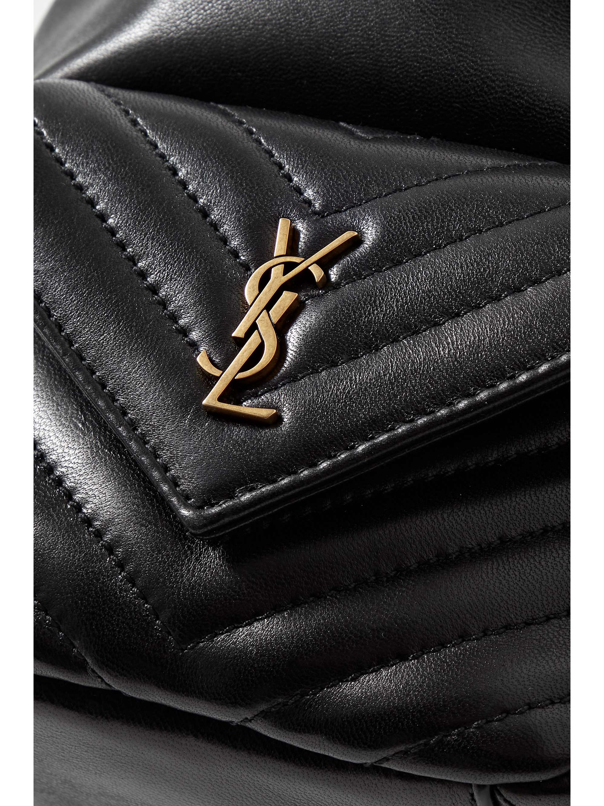 SAINT LAURENT Nano quilted leather bucket bag
