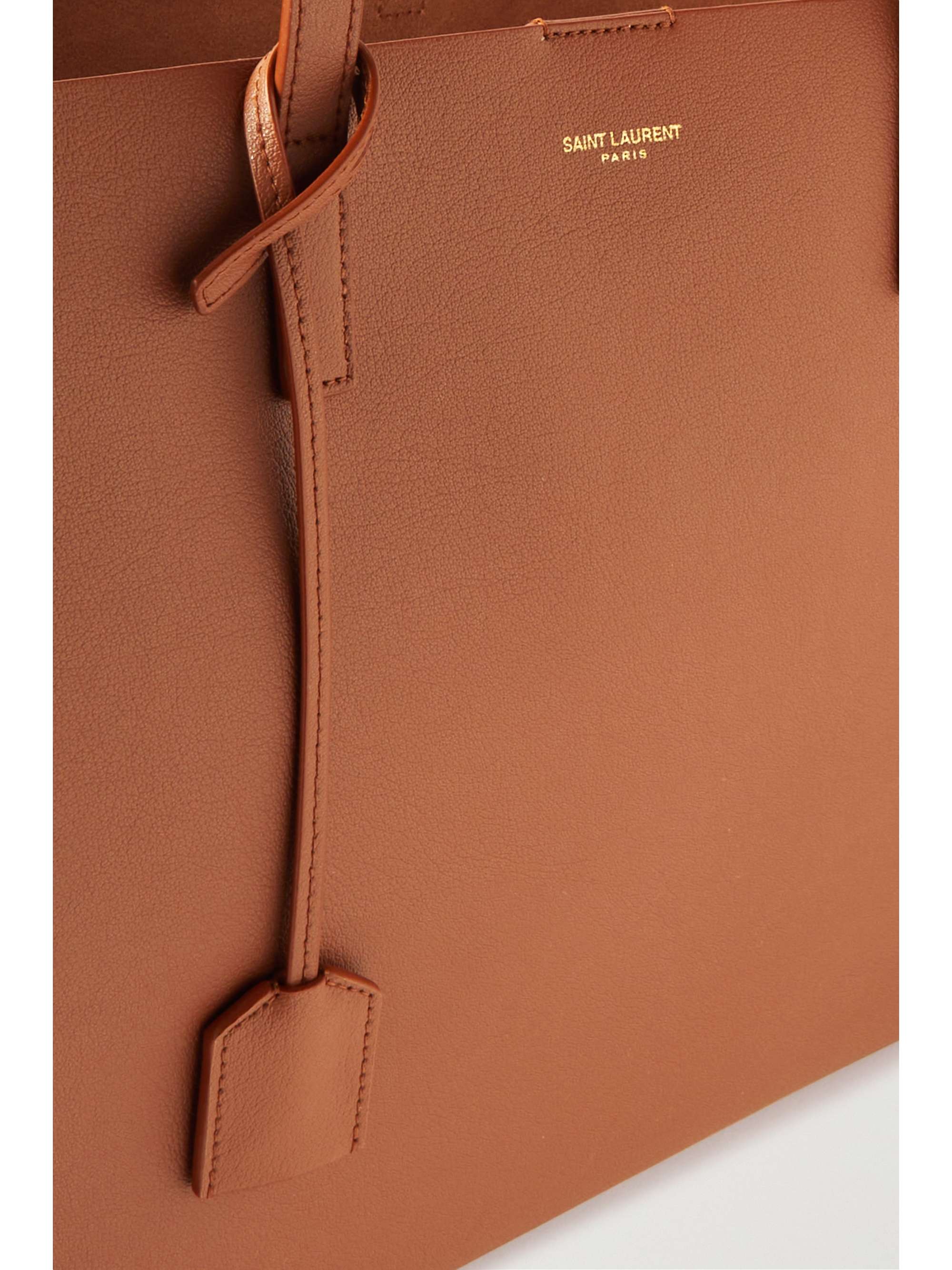 SAINT LAURENT Leather tote